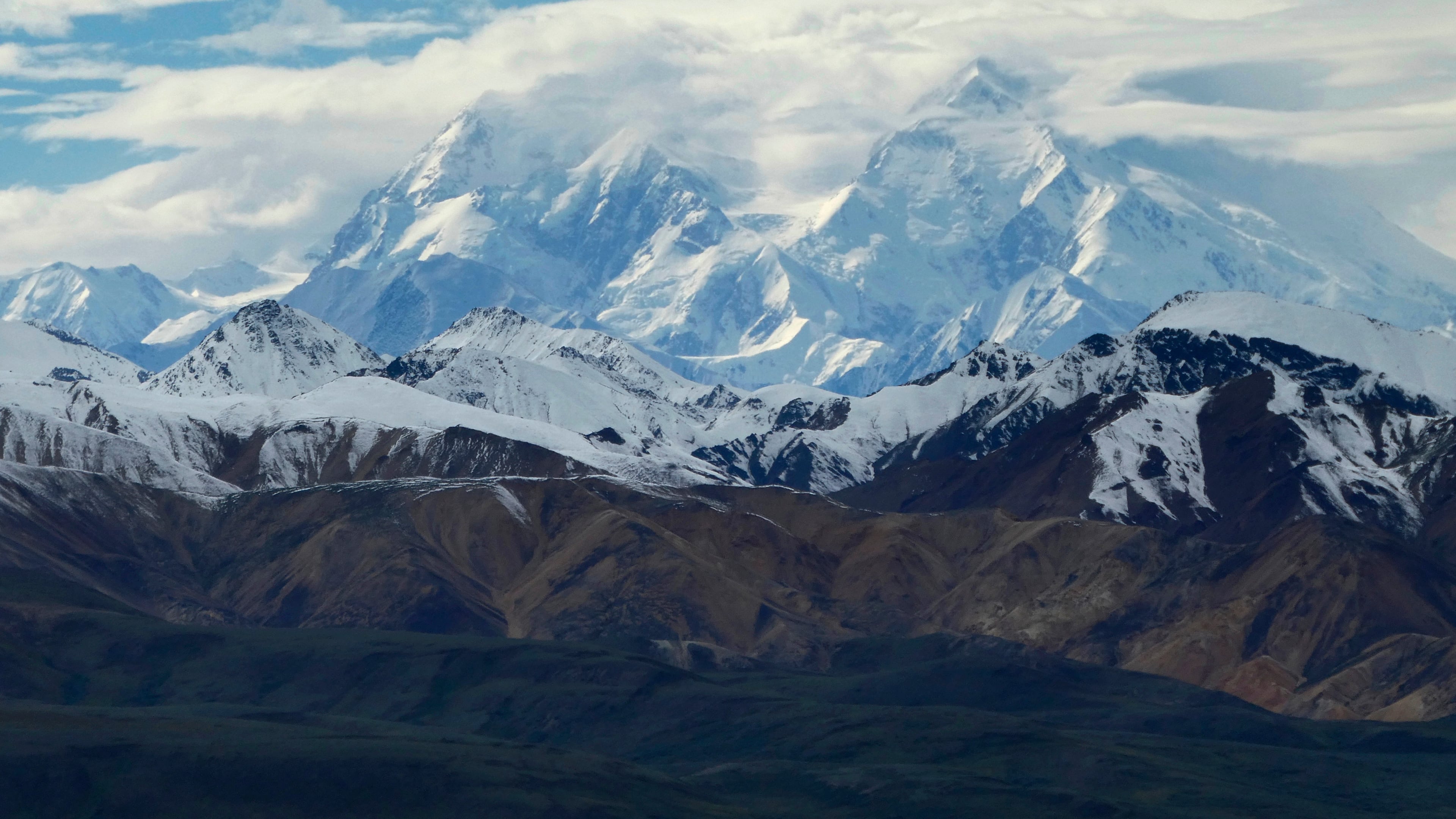FILE - North America's tallest peak, on Aug. 12, 2025, in Denali National Park and Preserve, Alaska. (AP Photo/Becky Bohrer,File)