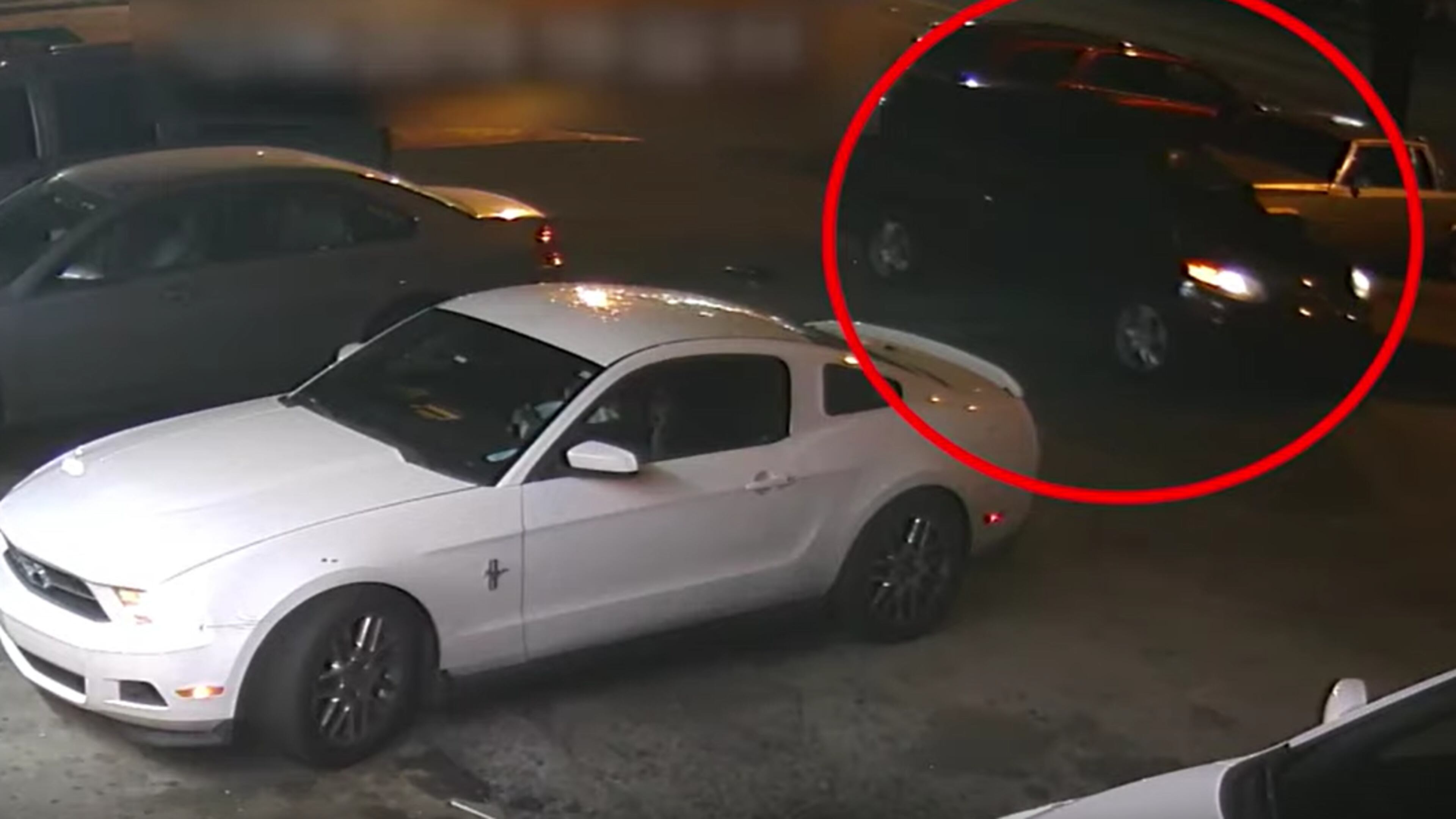 Police said the circled vehicle is tied to a homicide last week in southwest Atlanta.