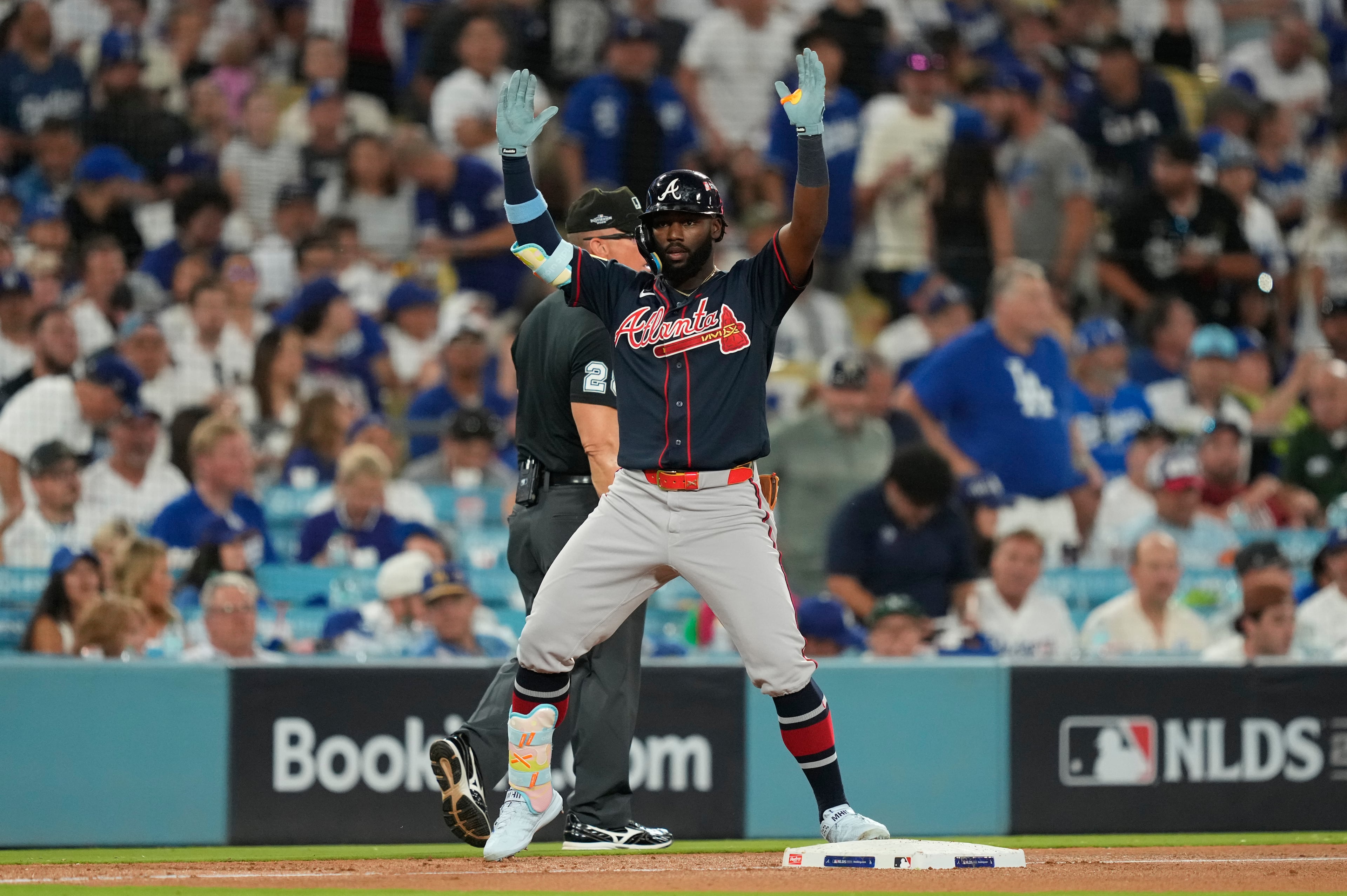 Braves Dodgers Baseball