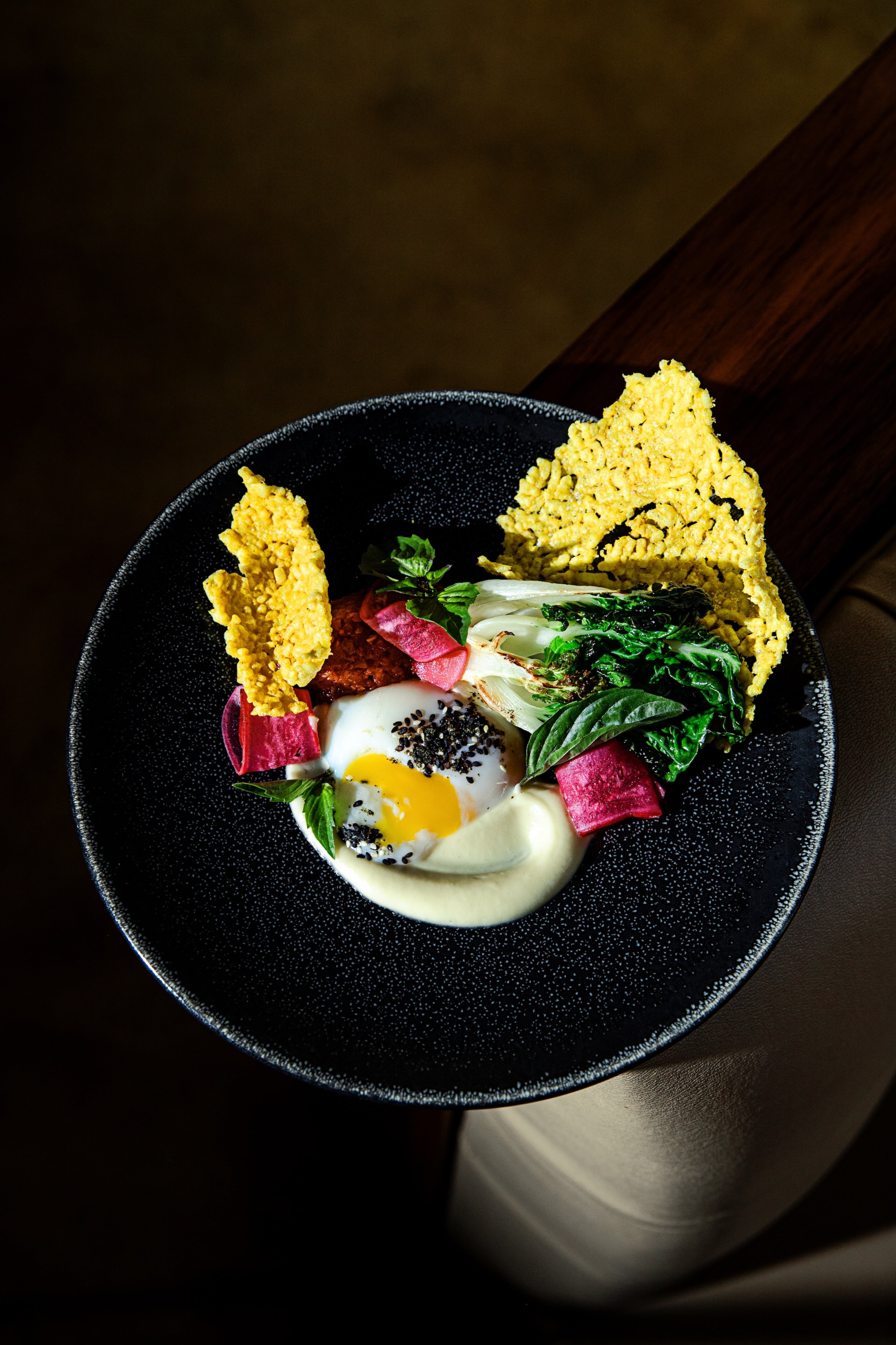 The Alden’s pan-Asian egg. (Courtesy of Sarah Cofer)