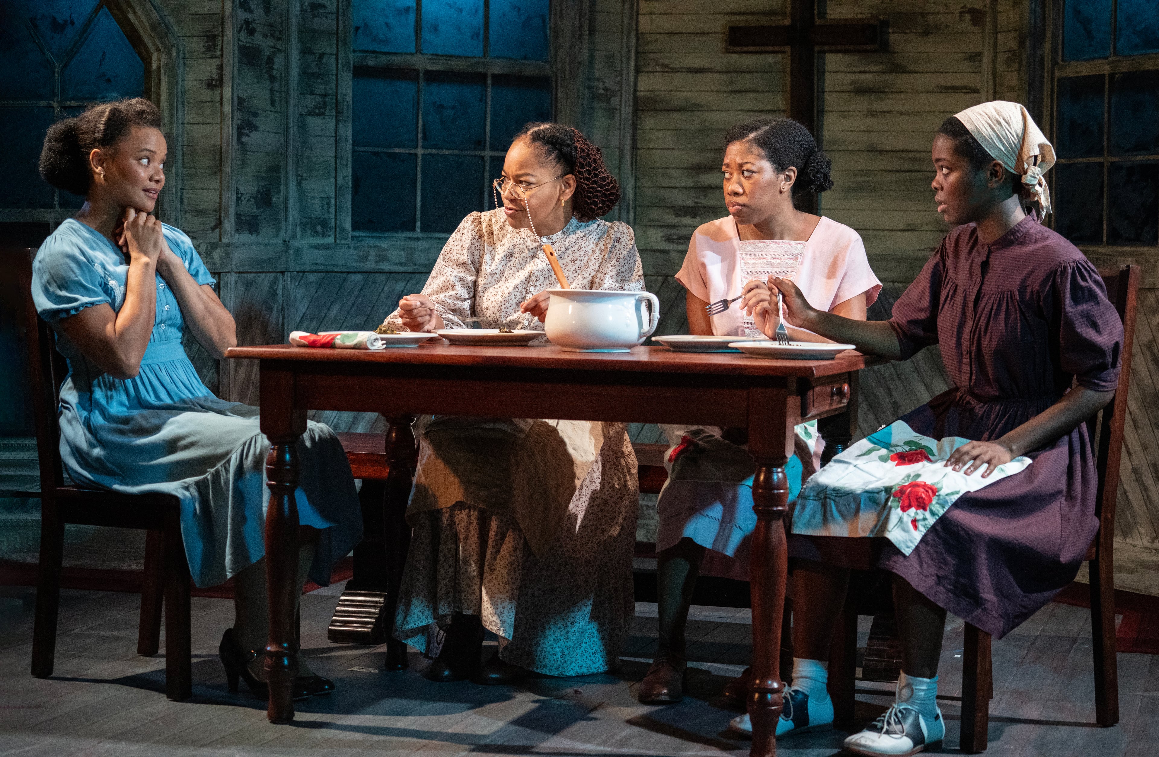 Jade Payton (left) plays the role of Avery in the 2023 Roundabout Theatre Production of "Covenant" in New York. Payton will play Avery again in the Alliance Theatre production in Atlanta Oct. 8-Nov. 9.