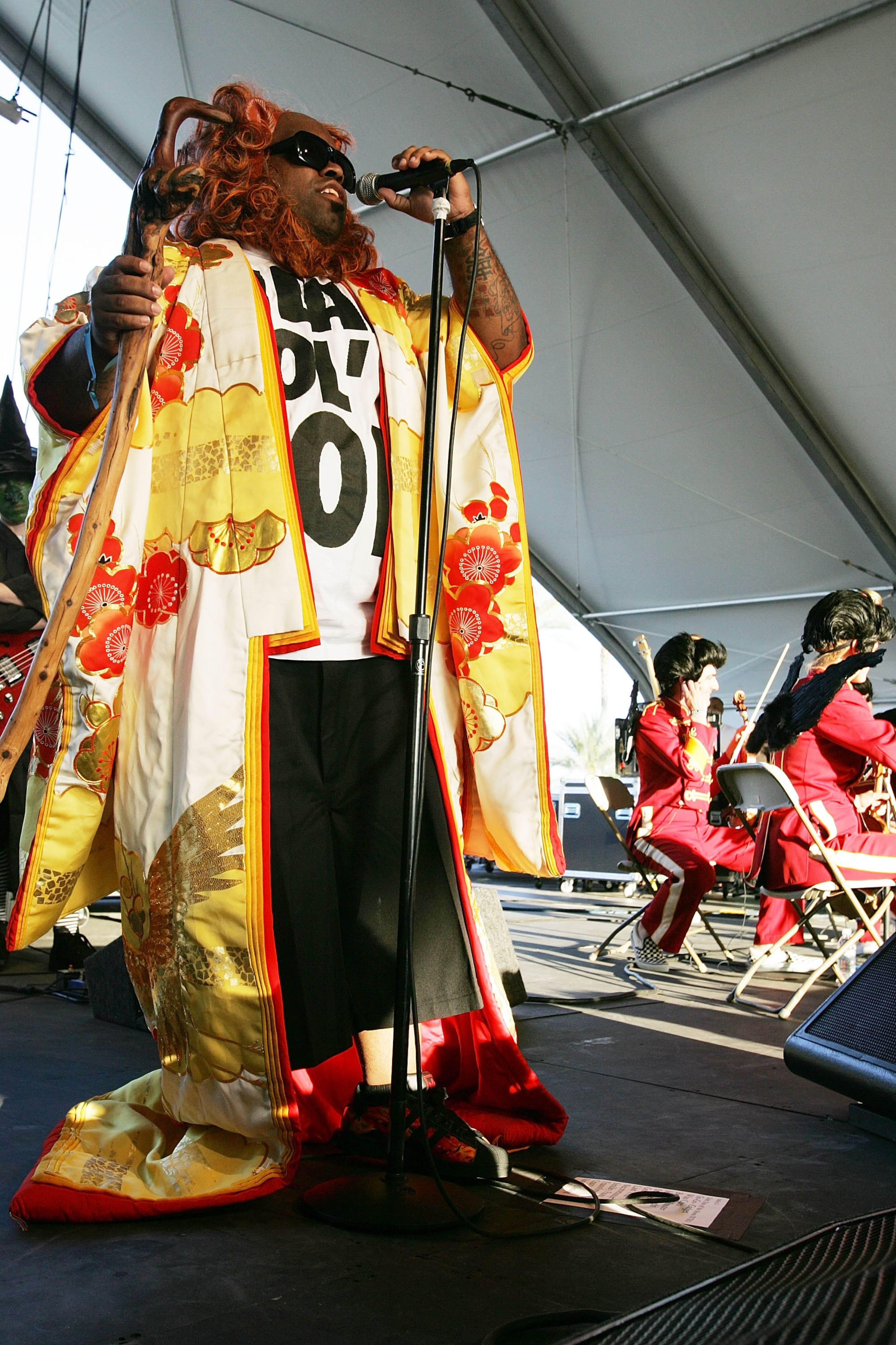 Cee Lo of Gnarls Barkley performs at the 2006 Coachella Music Festival on April 30, 2006 in Indio, California.