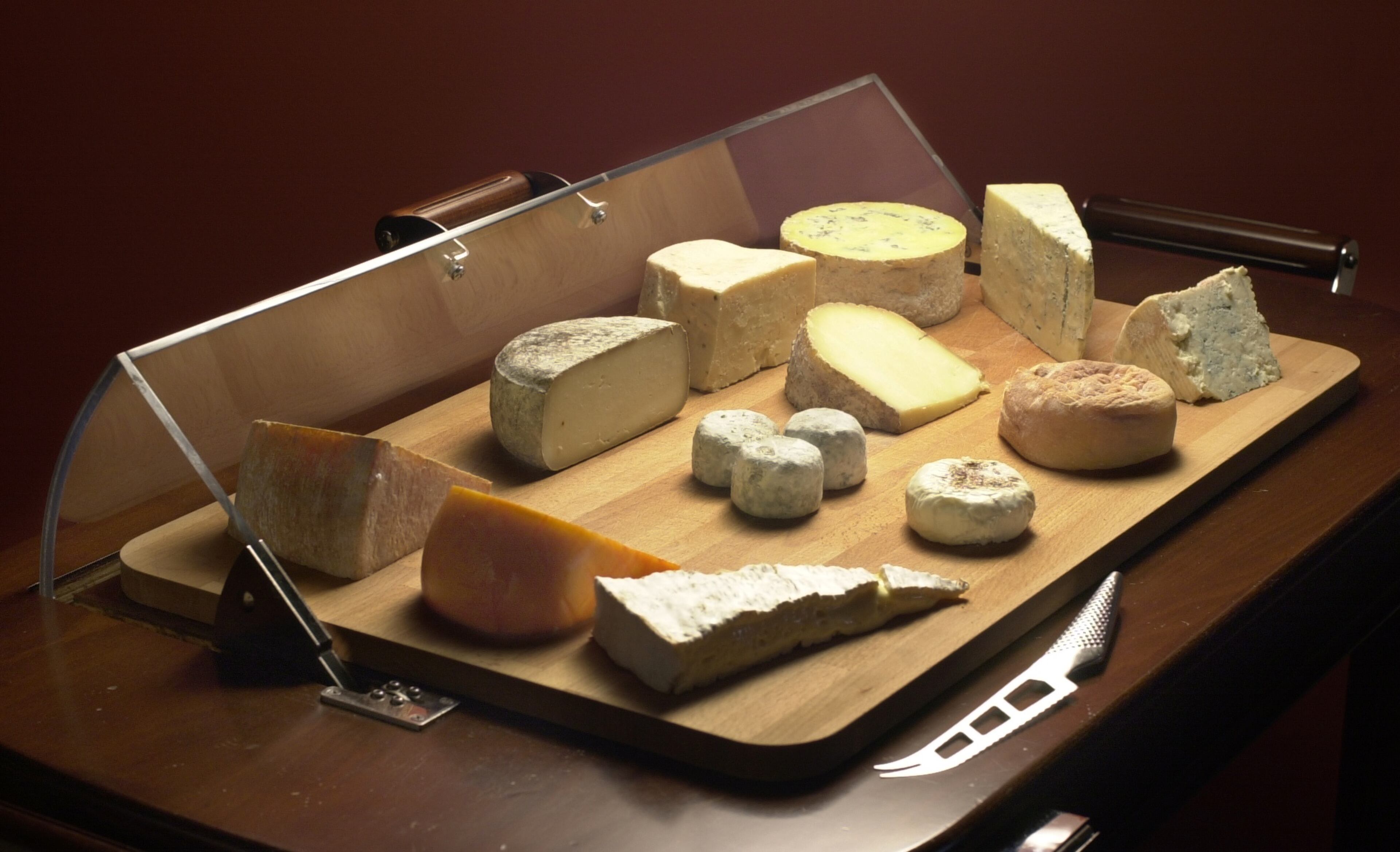 Cheese cart at Bacchanalia in 2001.