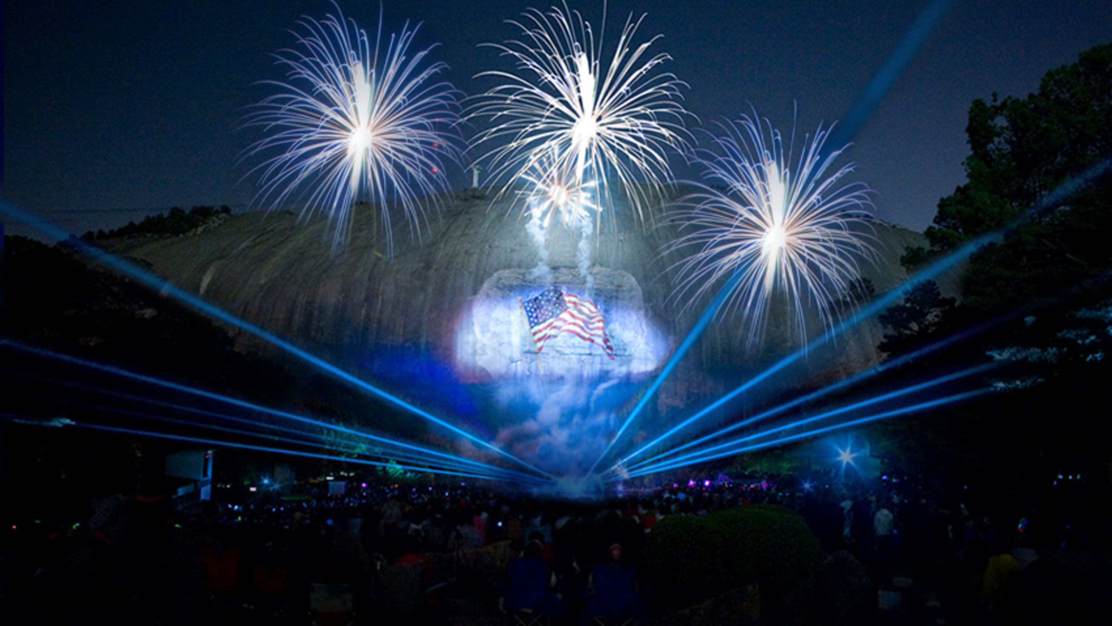 Fantastic Fourth Celebration at Stone Mountain Park features the Lasershow Spectacular with new breathtaking fire effects and a Patriotic Fireworks display happening every night July 2 – 5.