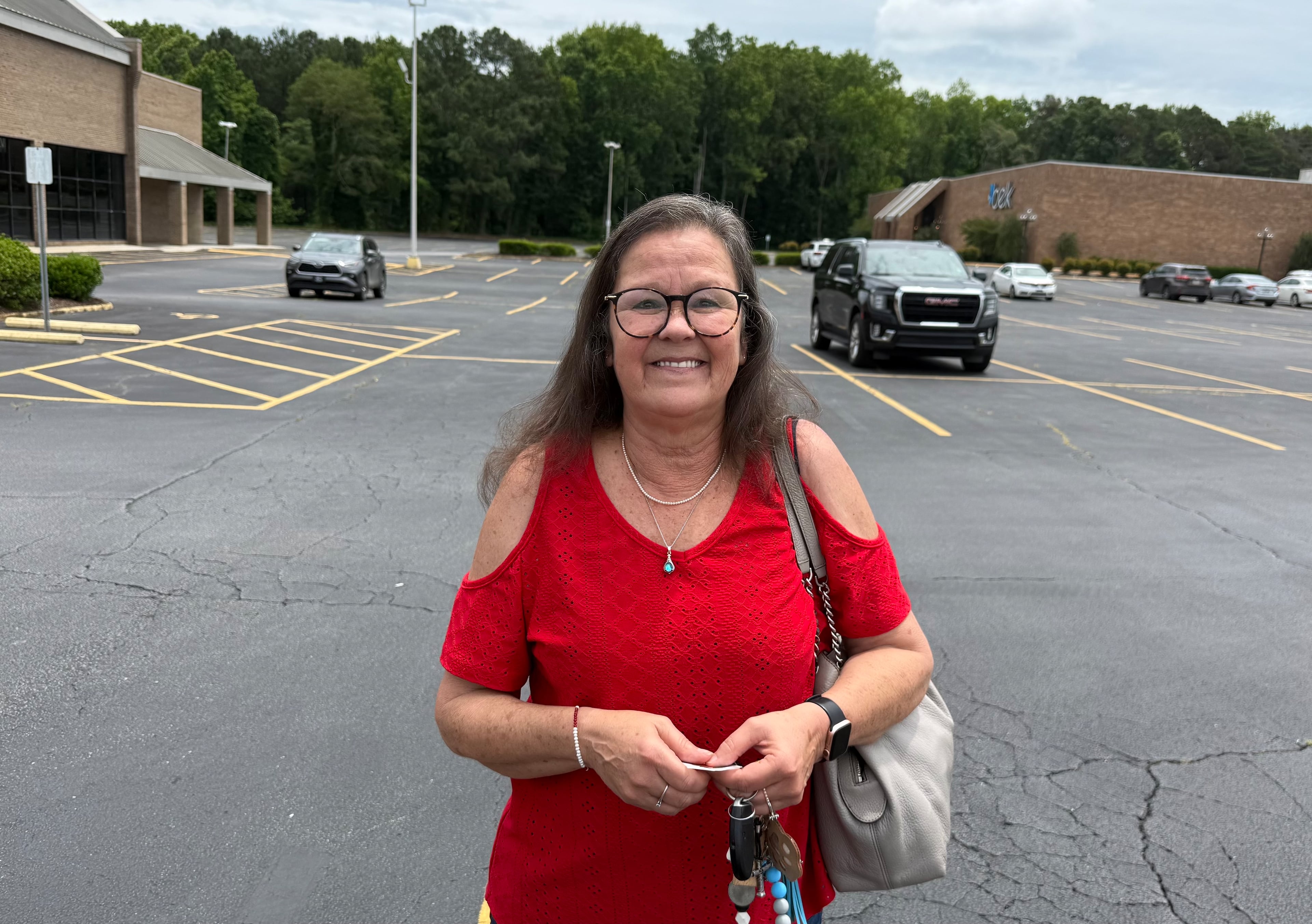 Cindy Tanner is a Habersham County voter. (Greg Bluestein/AJC)
