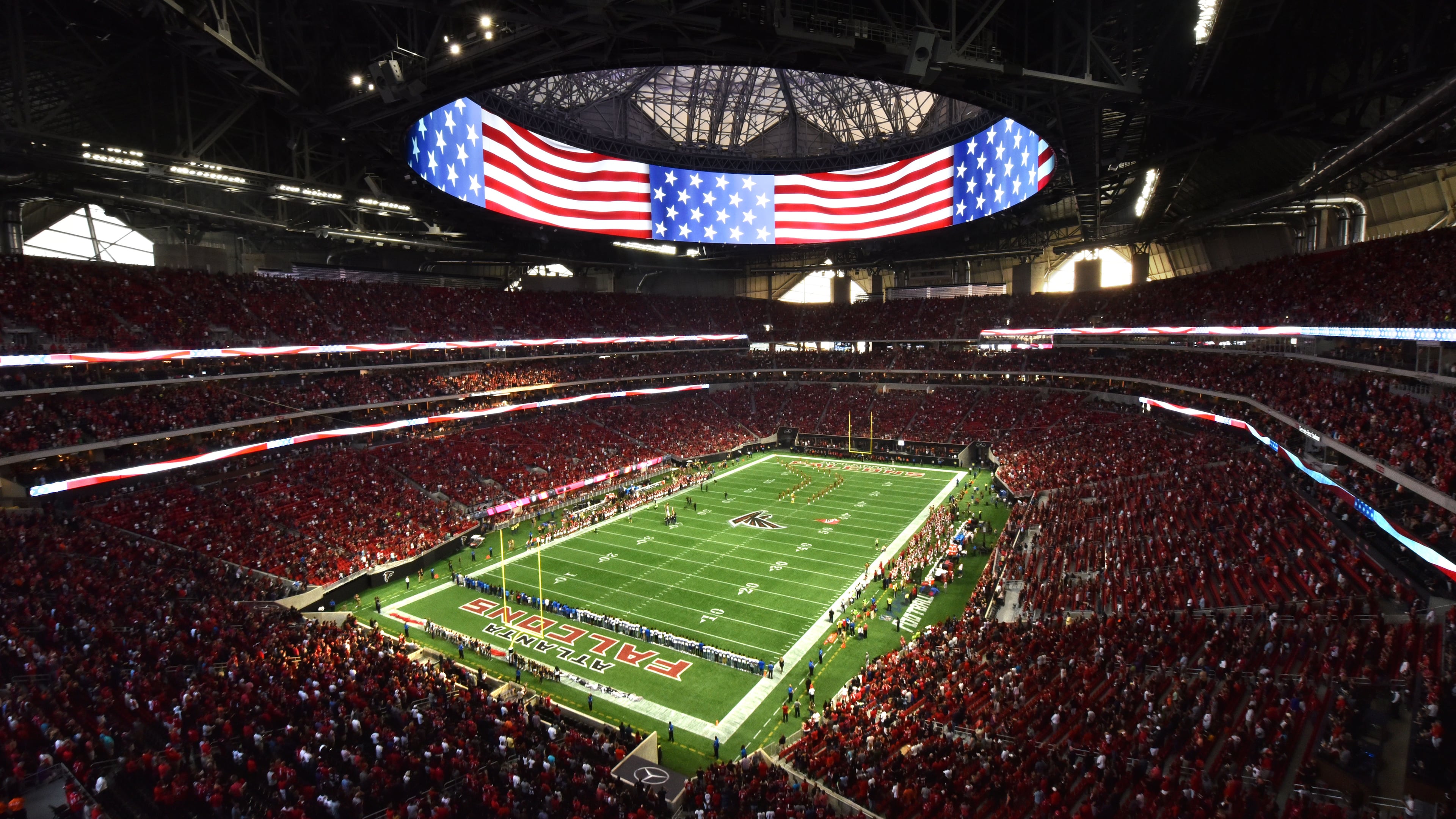 The new place will come across great on TV - and just wait until they put a real game in it. (HYOSUB SHIN / HSHIN@AJC.COM)