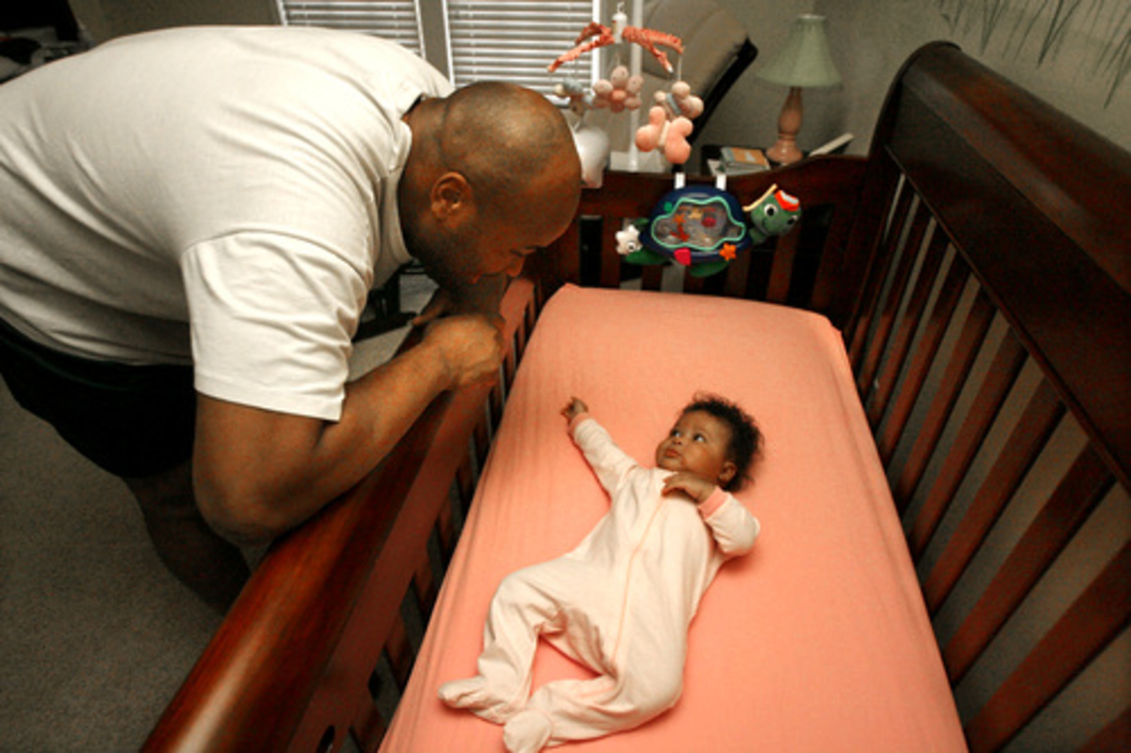 Eric and his wife, Danielle, regard their daughter as a 'miracle baby.' As a cancer survivor, Danielle had only a slim chance of conceiving and carrying a baby.