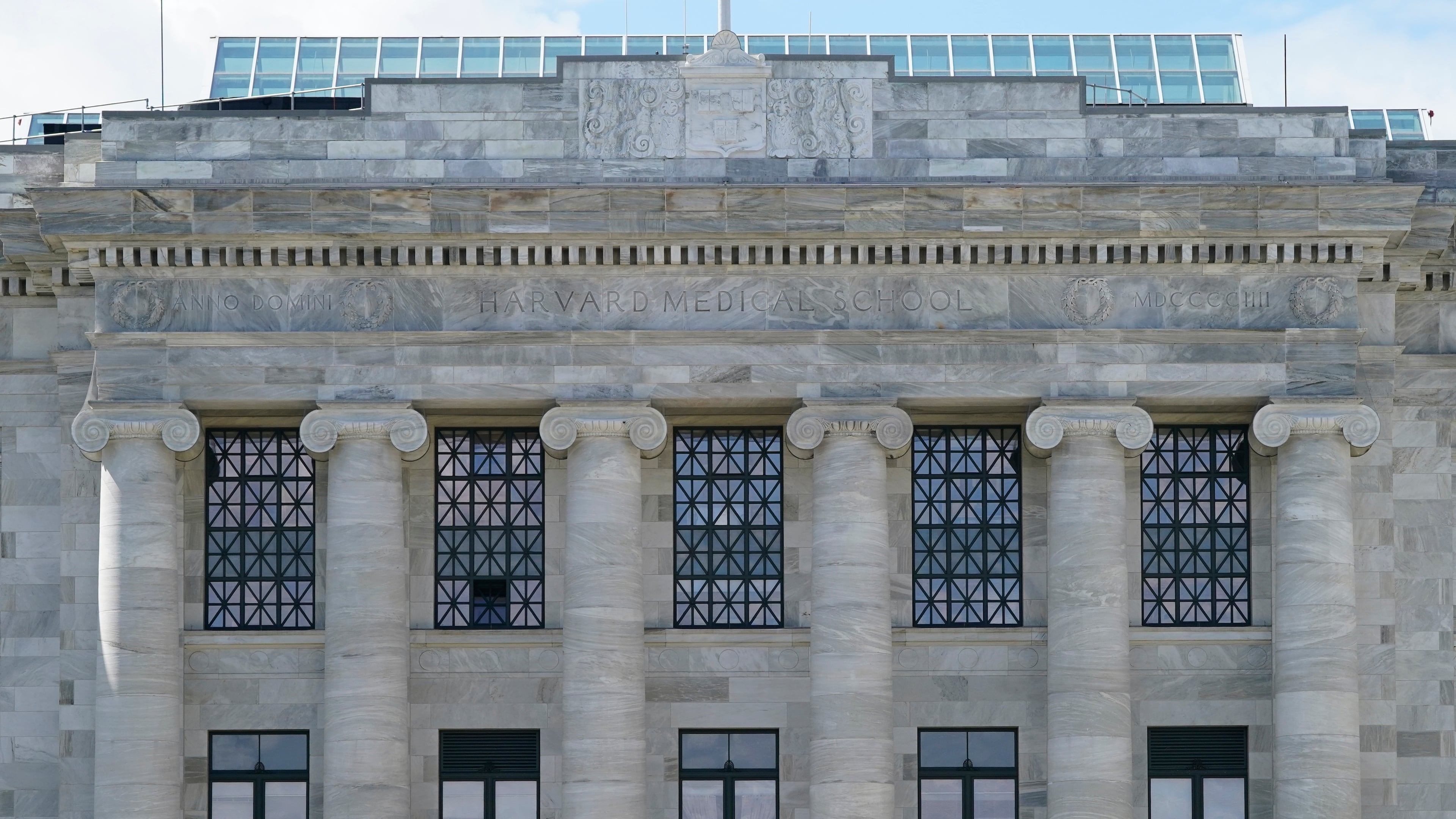 FILE - The Harvard Medical School is seen Aug. 18, 2022, in Boston. (AP Photo/Charles Krupa, File)