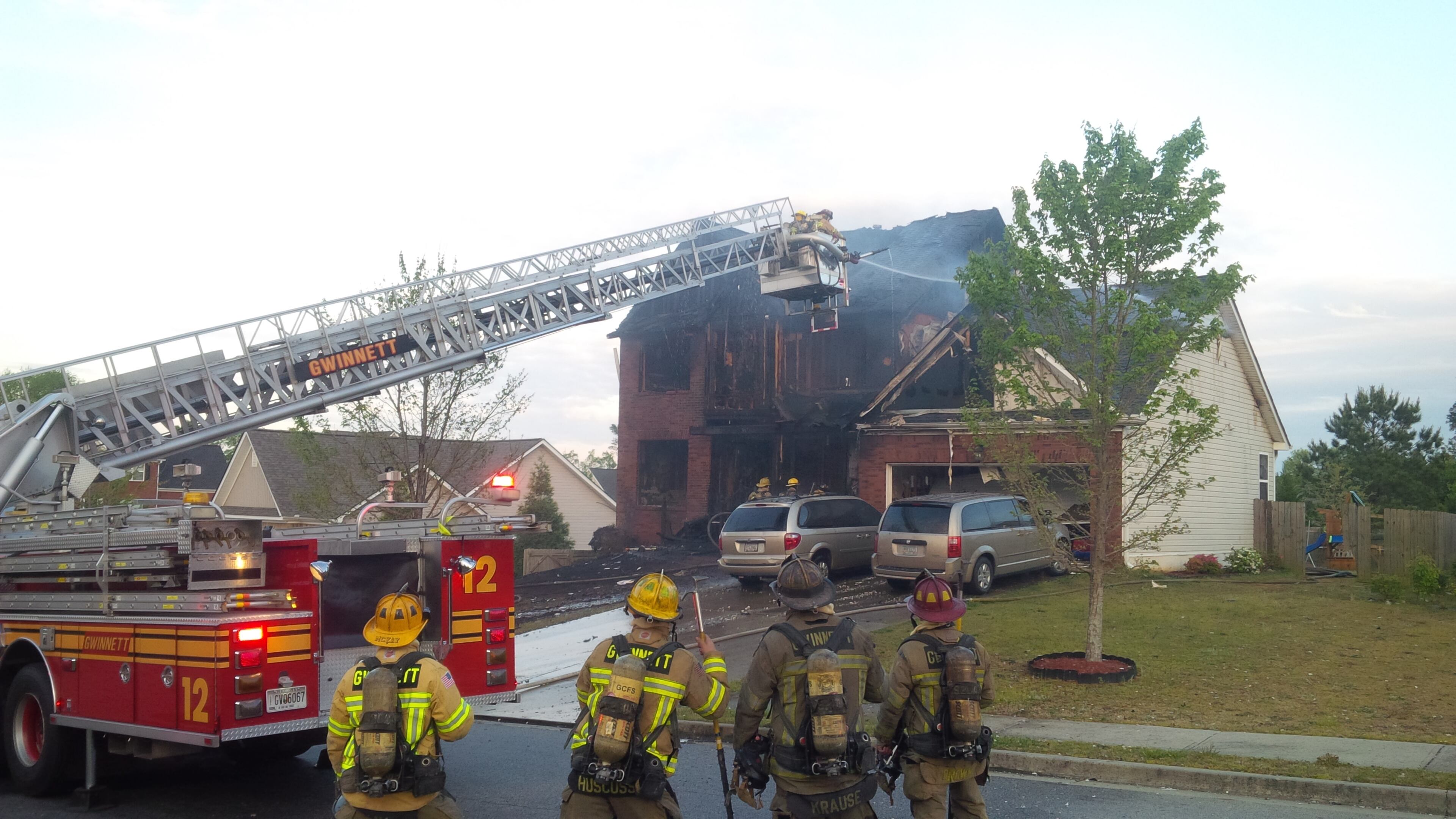 A home on Rozena Place in Loganville was destroyed by a fire on Saturday.
