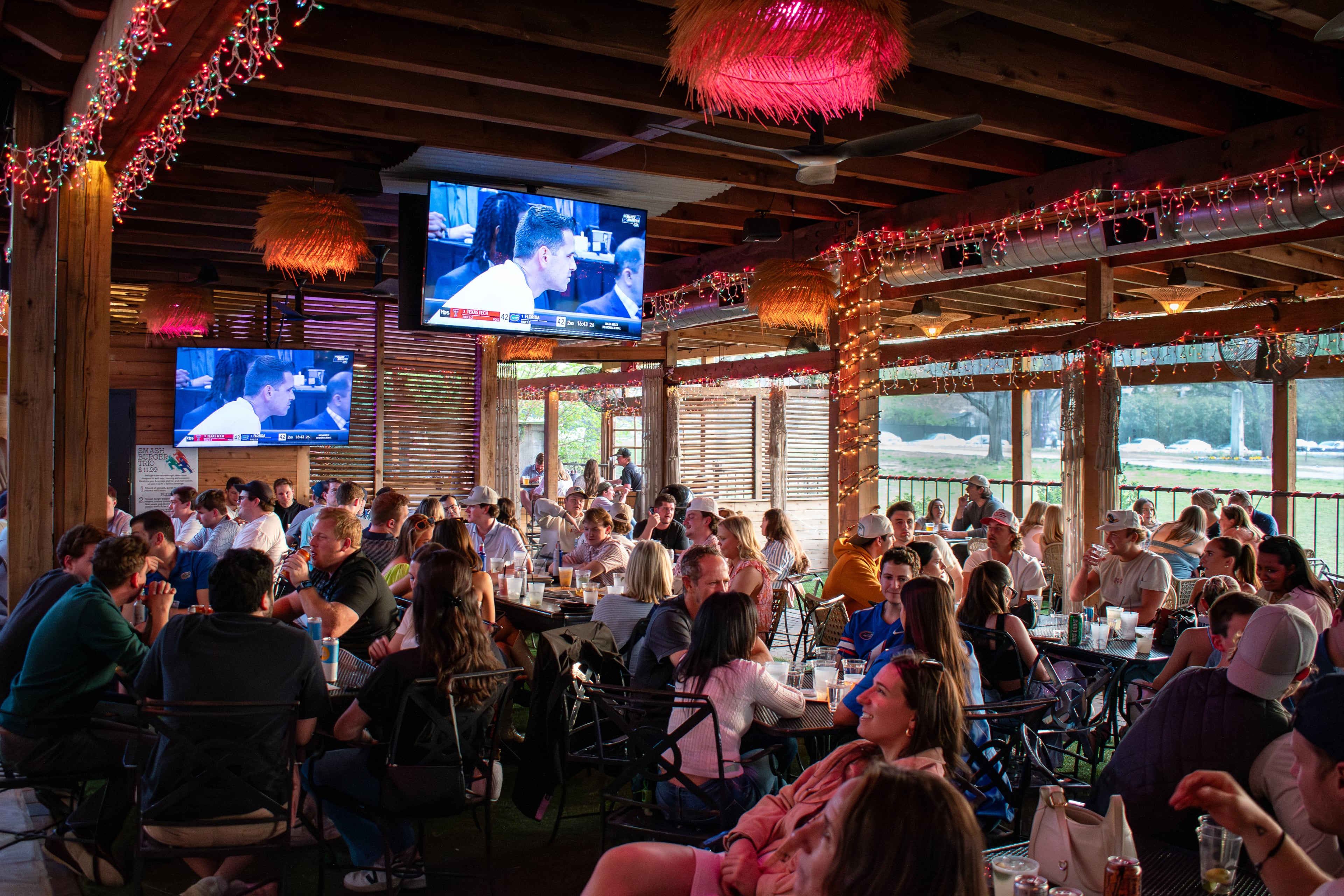 Enjoy views of Piedmont Park while watching sports on one of Park Tavern's outdoor TVs. (Courtesy of Park Tavern)