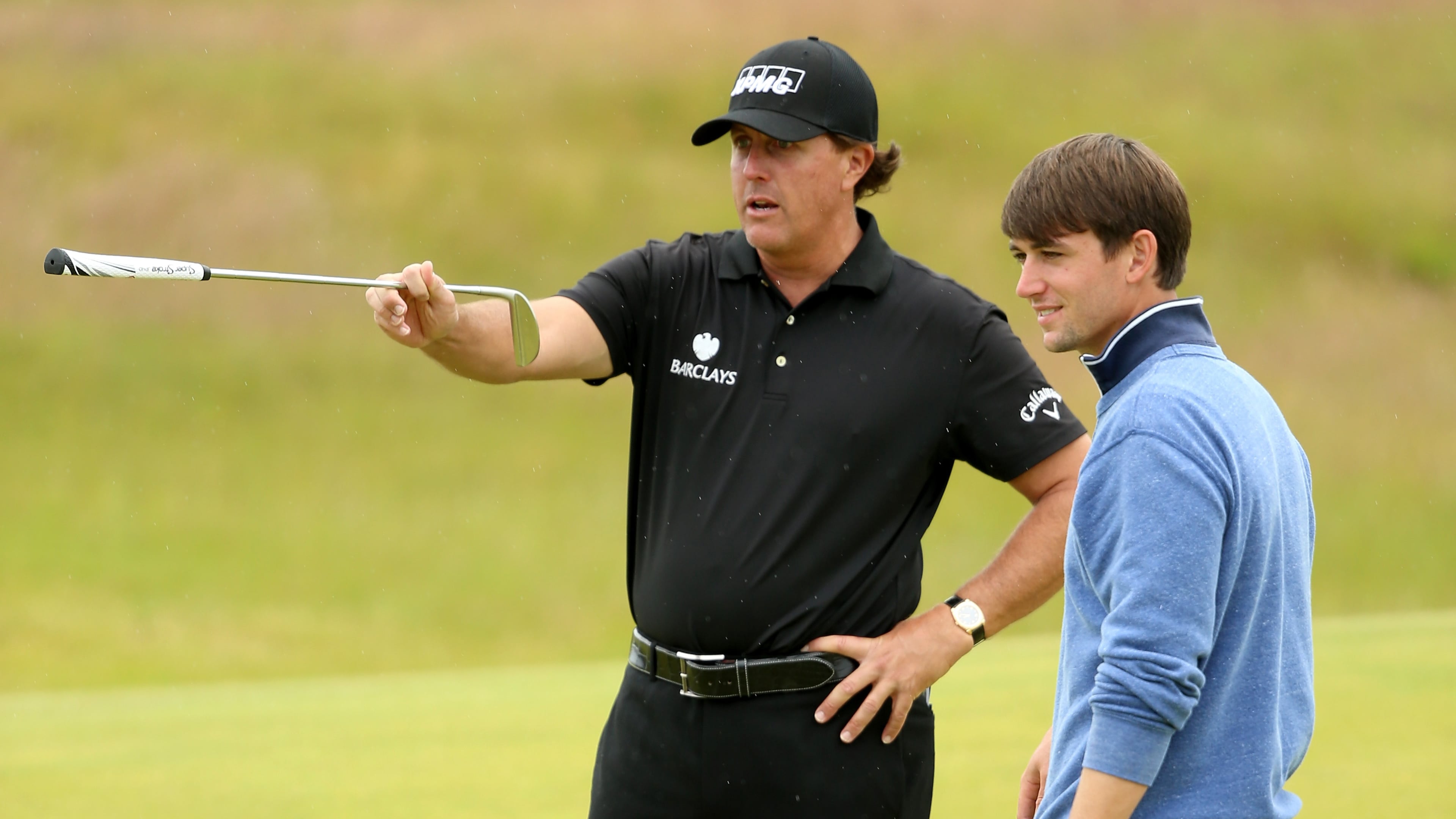 Georgia Tech All-American Ollie Schniederjans has made it through the two-round cut at the Open Championship at St. Andrews, Scotland, putting him in rare company as amateurs who have made the U.S. Open and Open cuts in the same year. Phil Mickelson, with whom Schniederjans shared a practice round, and Tiger Woods are the only others to have done it since 1960. (Photo by Andrew Redington/Getty Images)