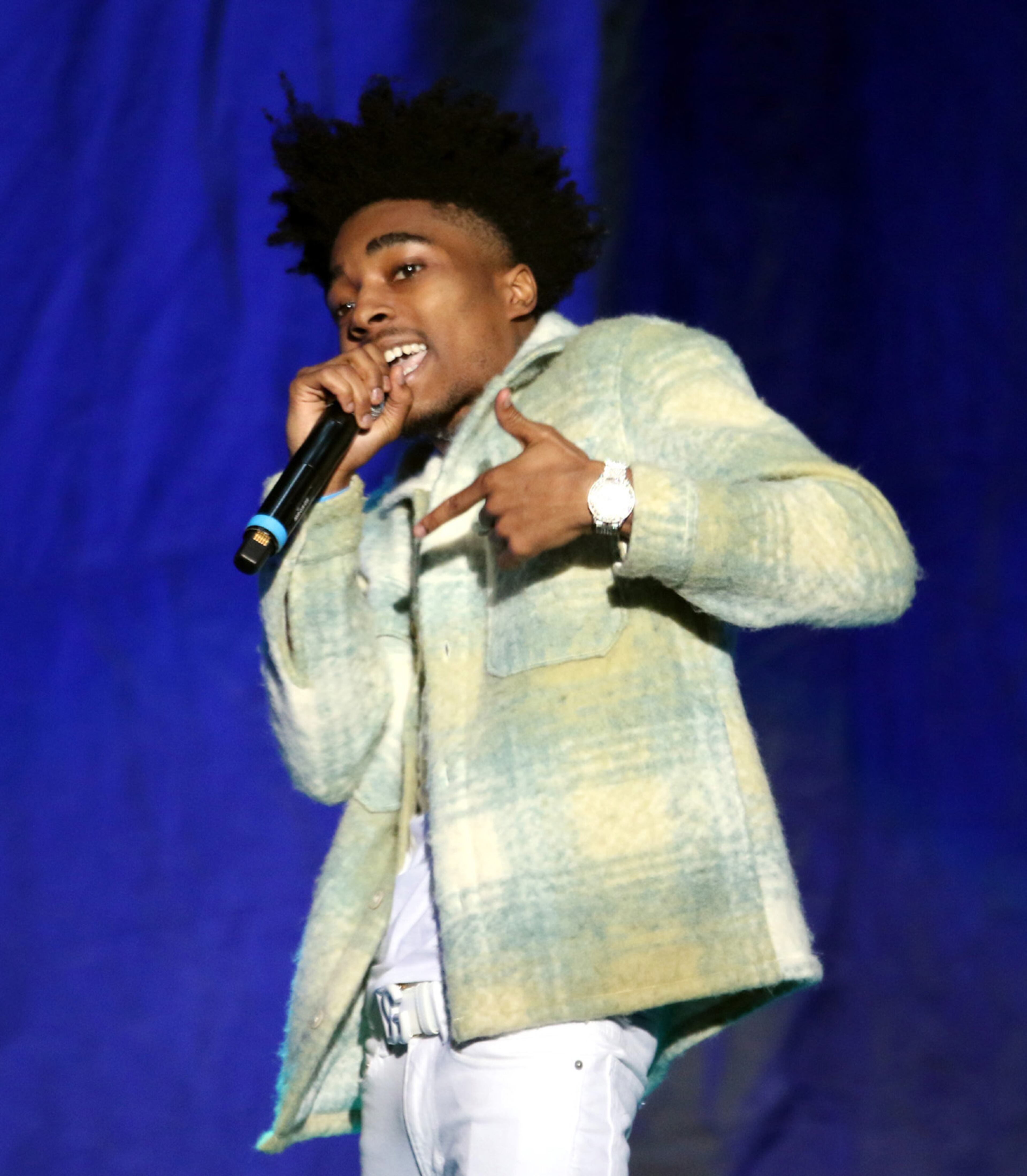-- Madmarcc
Atlanta native and Grammy nominee rapper Lil Baby brought bhis Back Outside Tour to sold out State Farm Arena on Sunday, December 12, 2021. Openers include Fredo Bang, Lakeyah, Madmarcc, Lil Keed and Akeem Ali.
Robb Cohen for the Atlanta Journal-Constitution