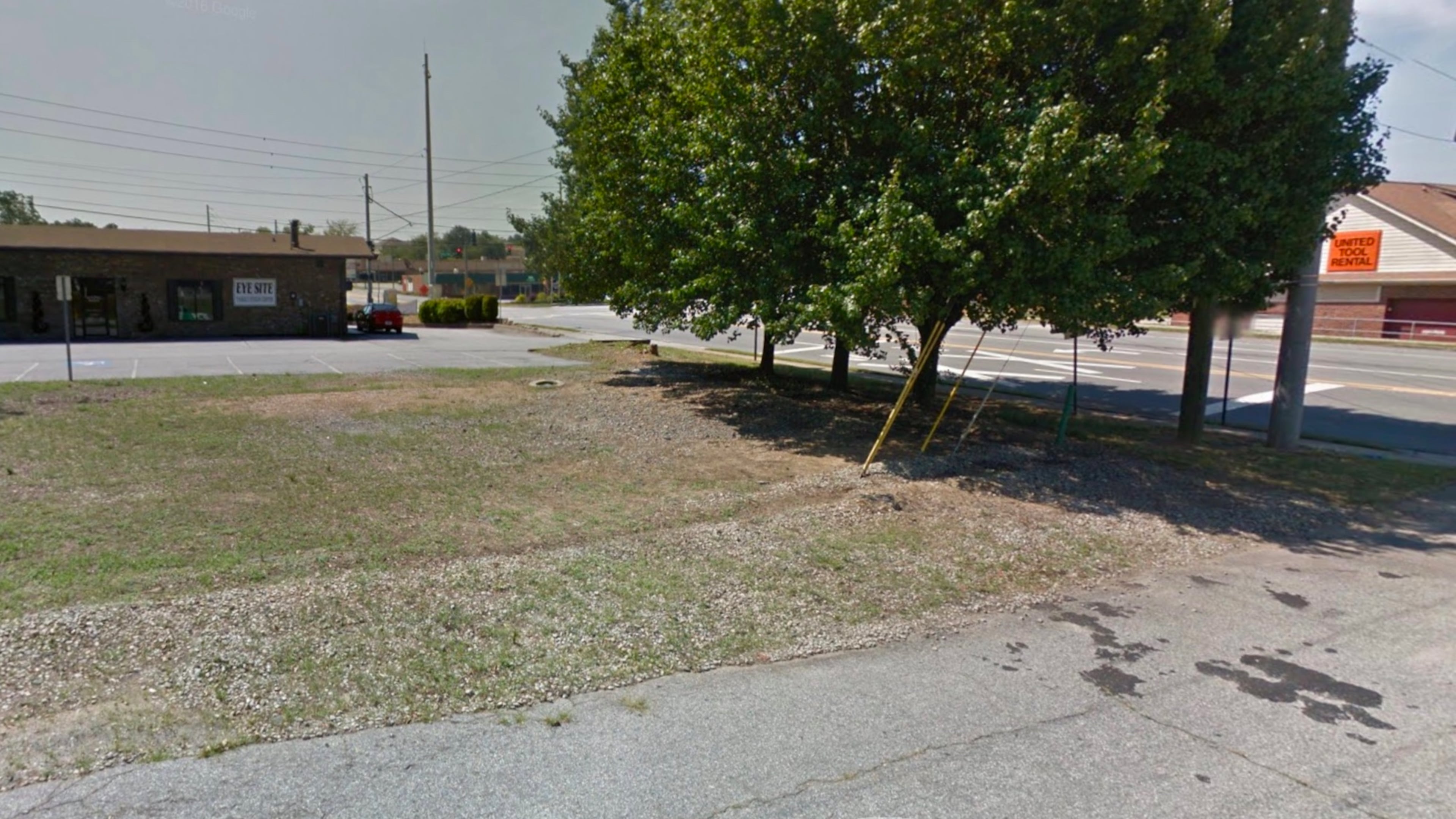 Duluth postpones efforts to convert this grassy area to more downtown parking. Google Maps