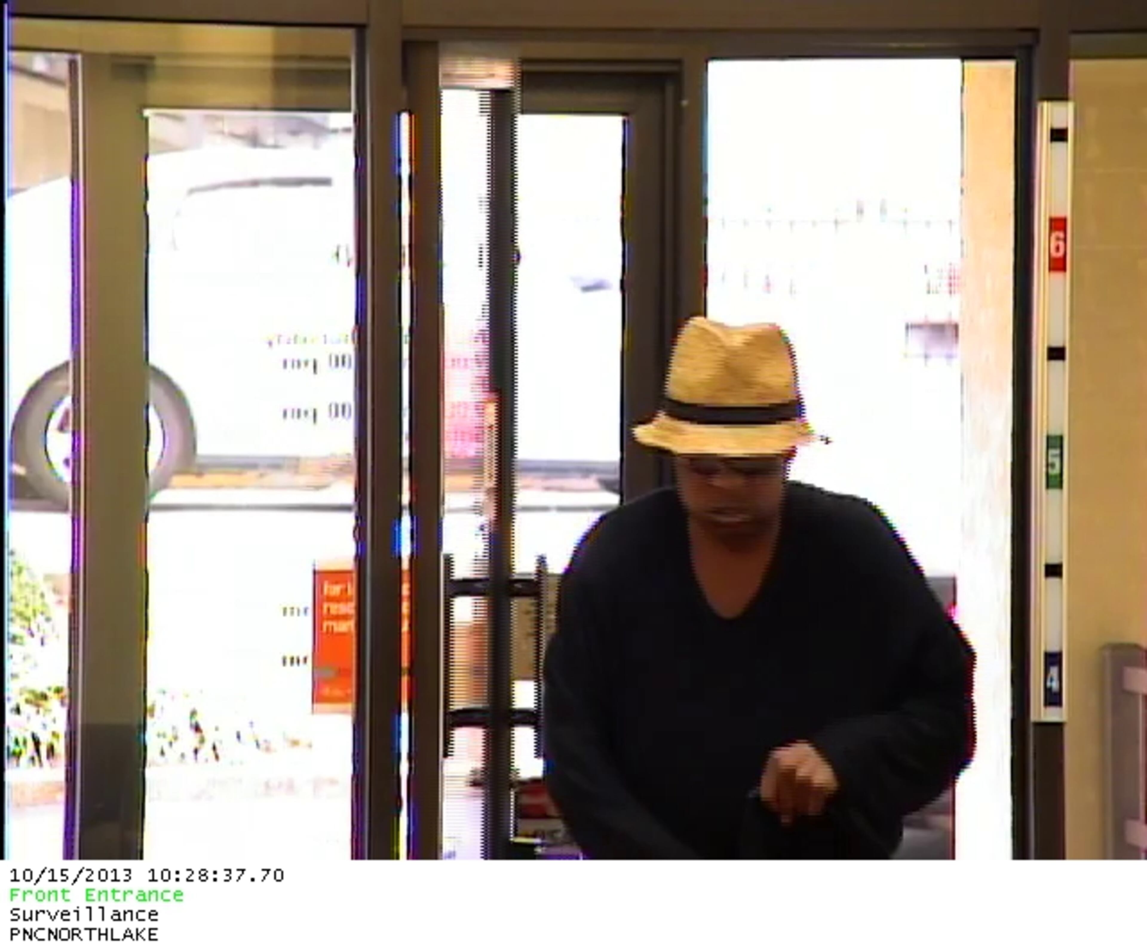 FBI and DeKalb police officials are looking for assistance in identifying and locating a suspect in the armed robbery of the PNC Bank on Briarcliff Road.