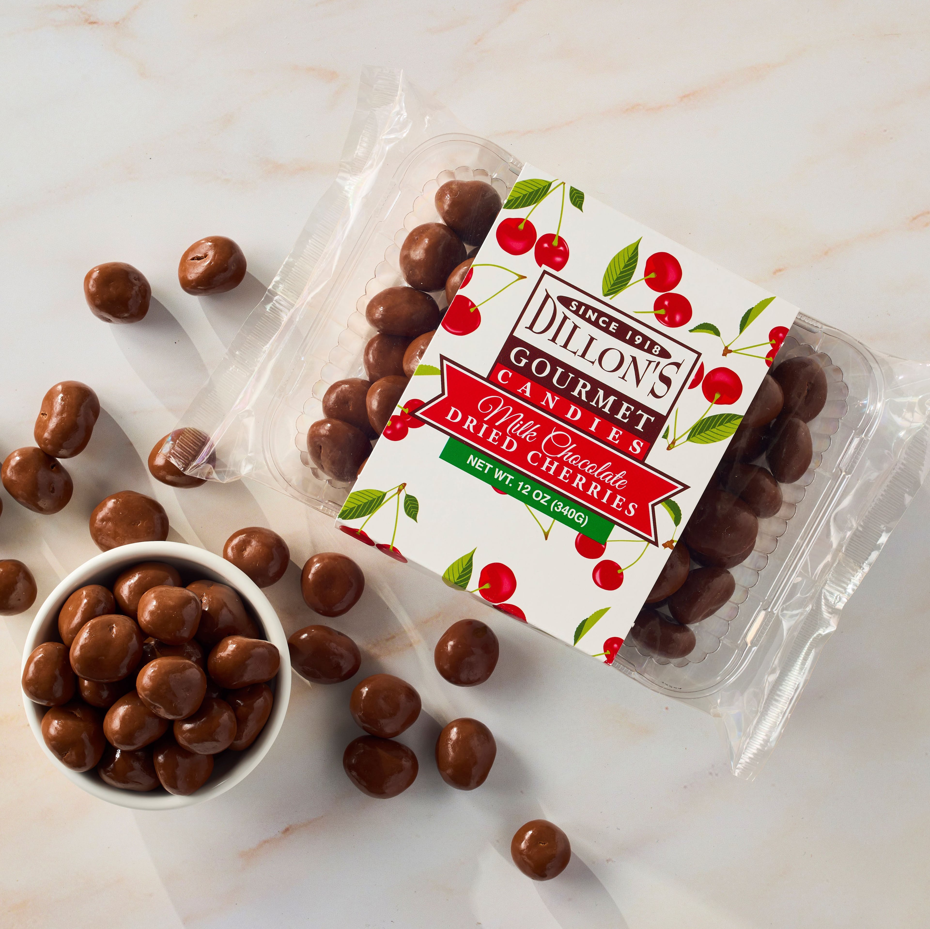 Dillon Candy Company makes chocolate-coated dried cherries and blueberries, pecans, almonds and peanuts. (Courtesy of Dillon Candy Company)