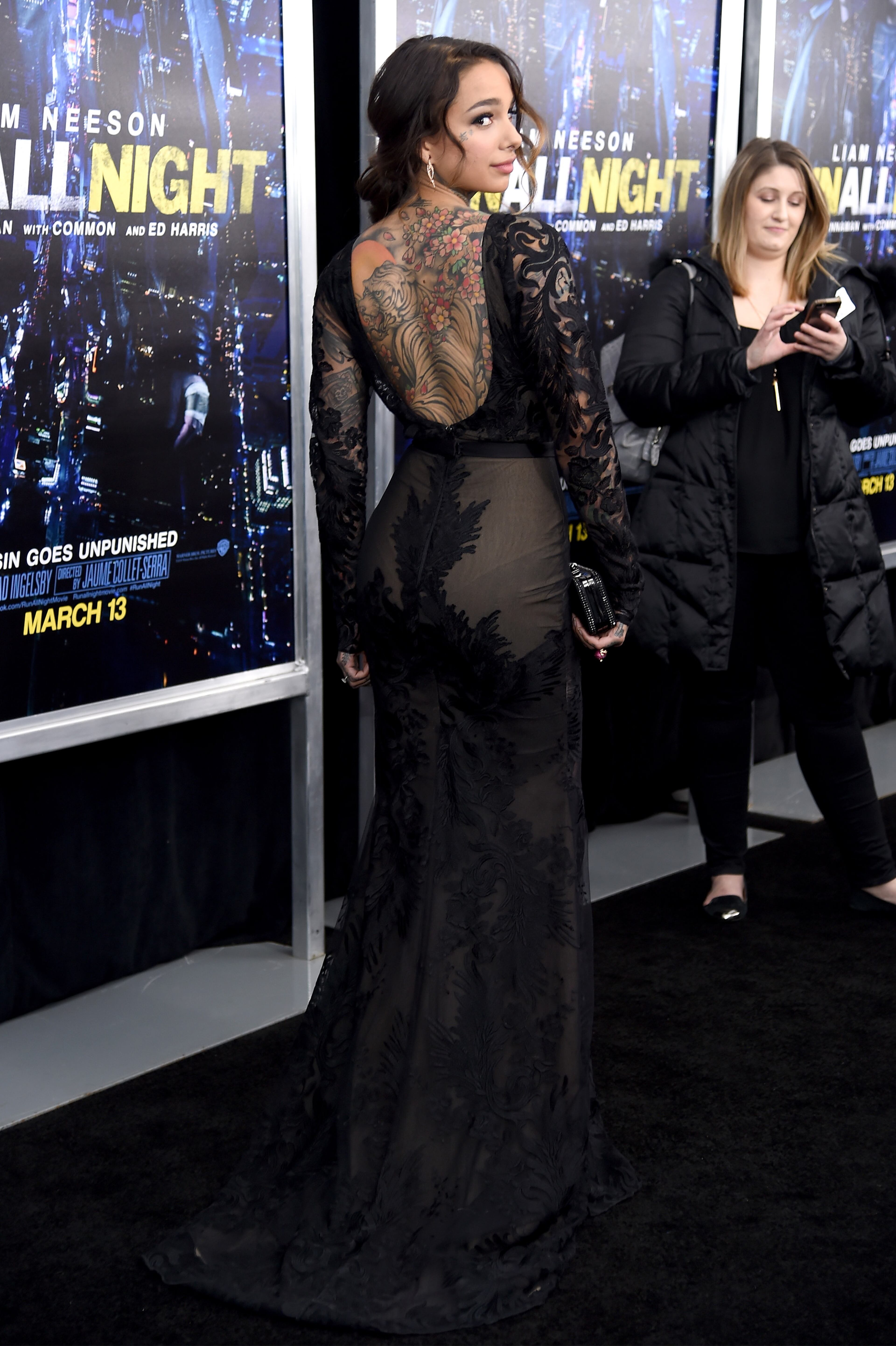 NEW YORK, NY - MARCH 09: Tattoo Artist Cleo Wattenstrom attends the "Run All Night" New York Premiere at AMC Lincoln Square Theater on March 9, 2015 in New York City. (Photo by Dimitrios Kambouris/Getty Images)