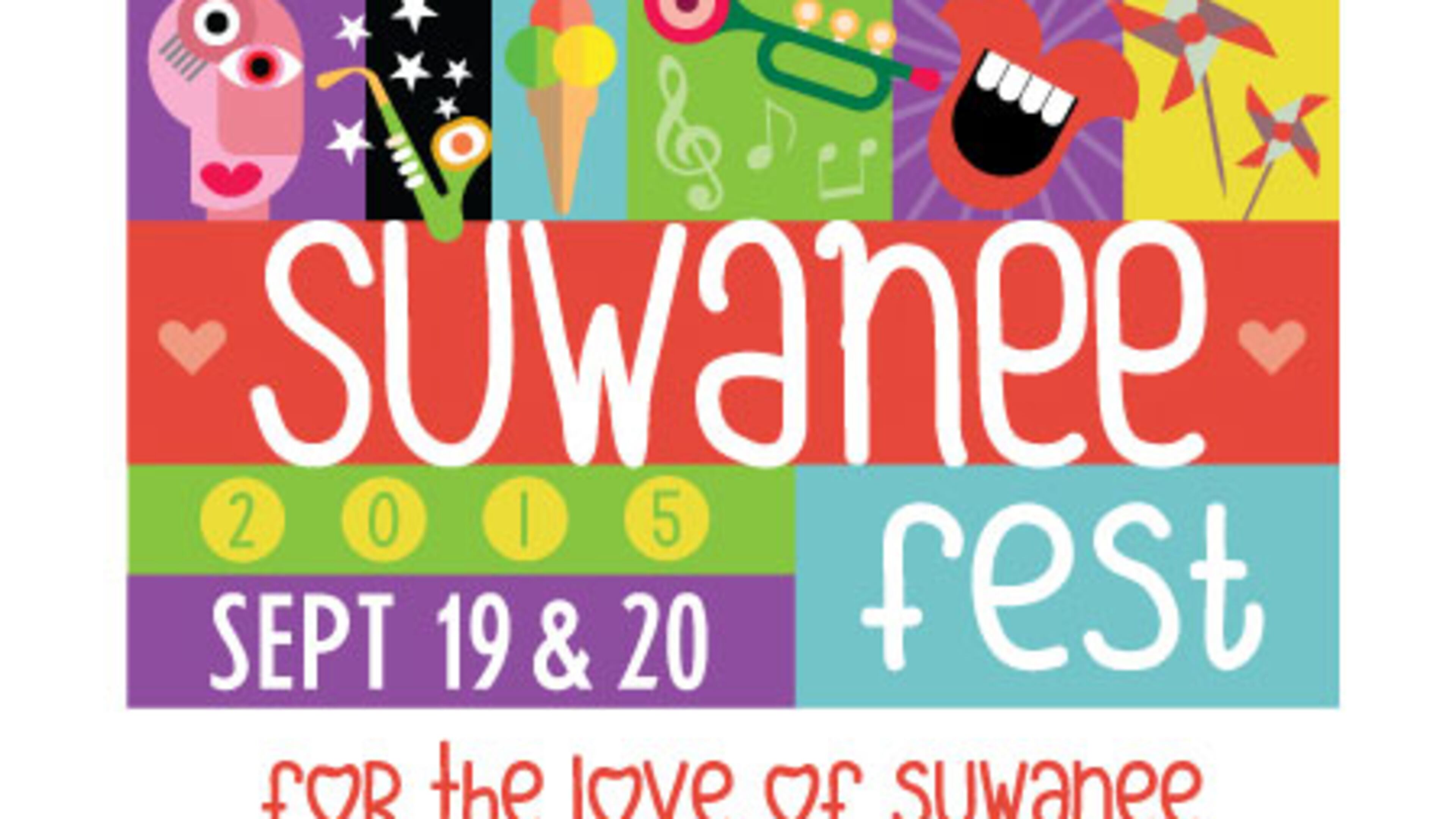 Suwanee seeks new logo design for Suwanee Fest 2017. Each year, amateur and professional artists compete to design the festival logo. Courtesy City of Suwanee