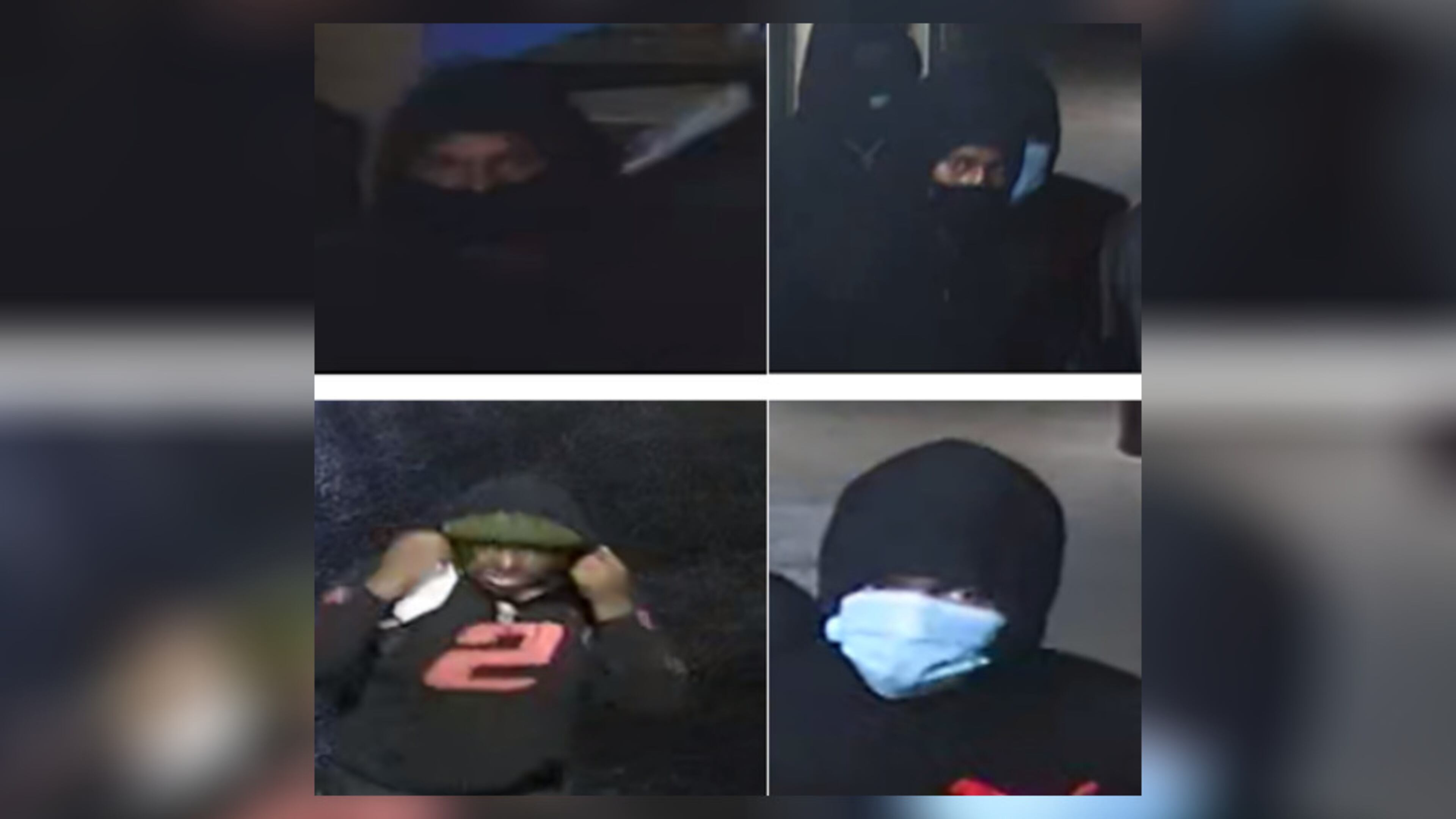 A woman said these four men tried to rob her at the Days Inn in Covington, according to police.