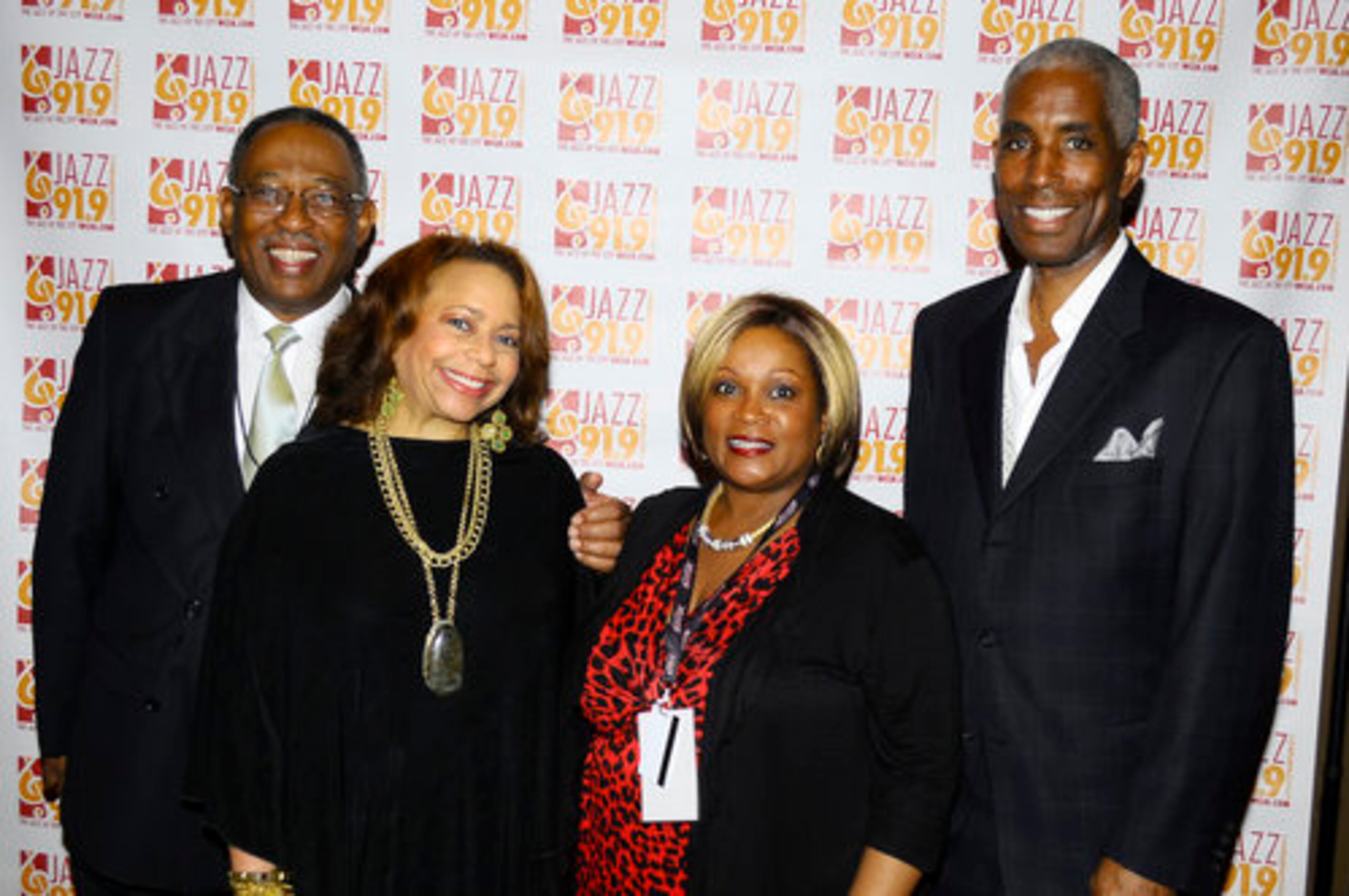 Jay Edwards, Lisa Mosley, and WCLK program director Wendy Williams and Carl Anthony attended the show.