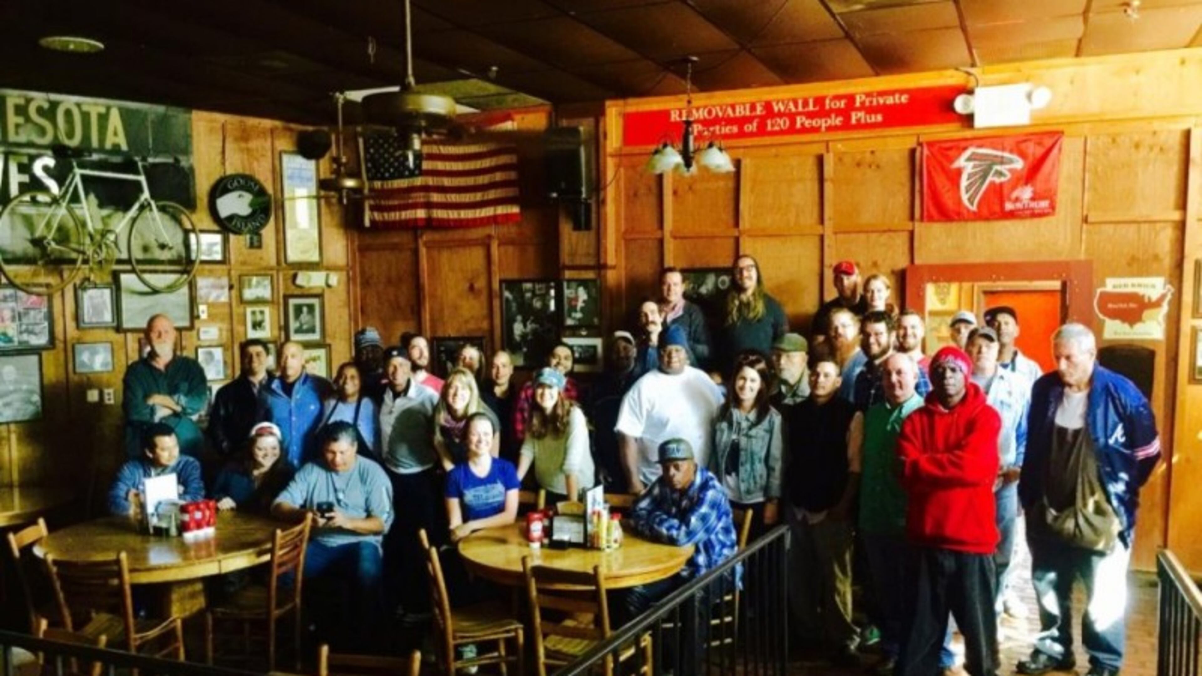 The staff of Manuel's Tavern. Handout