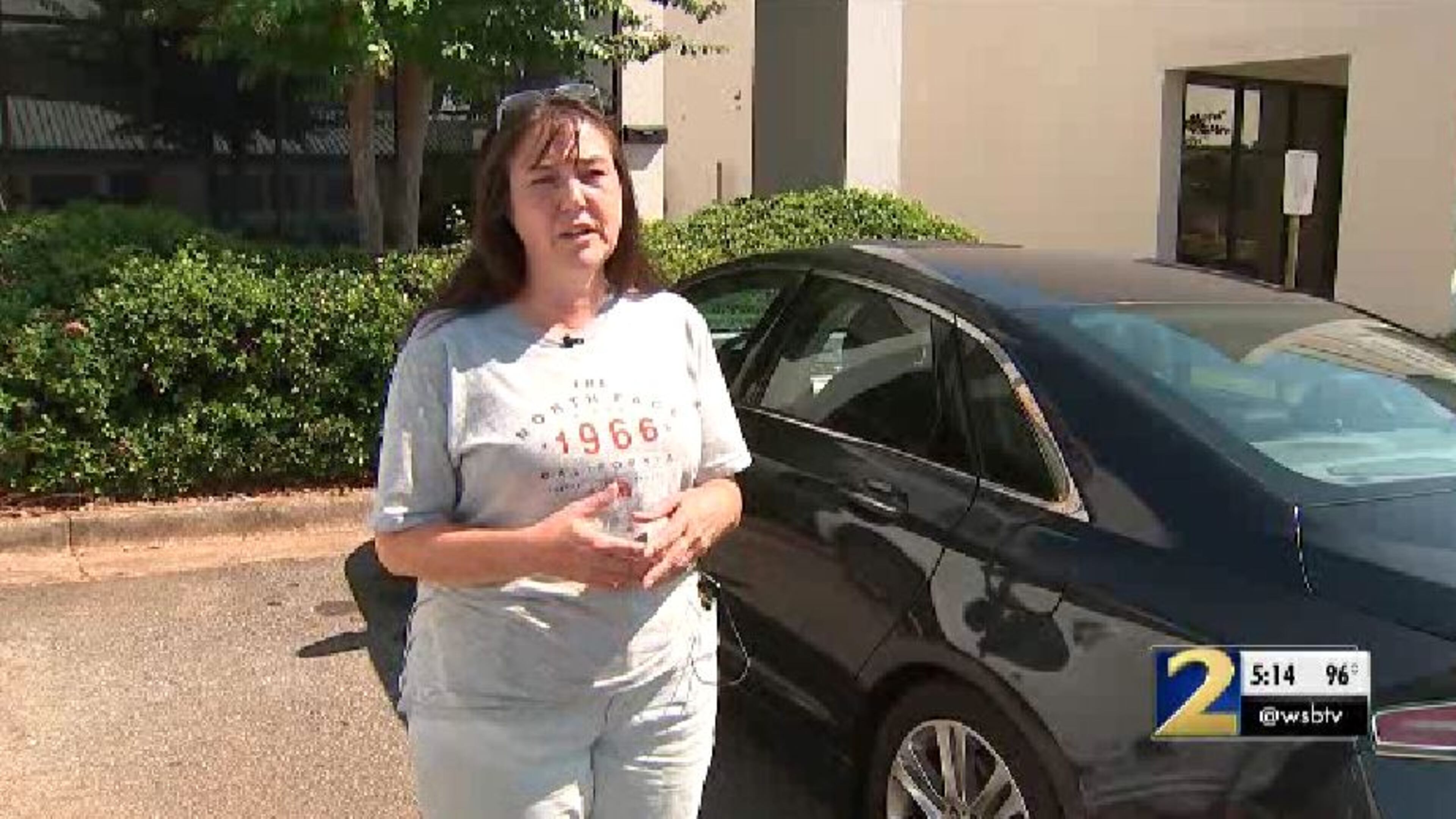 Lisa Wilcox said the woman managed to crawl away from the dogs and into the backseat of her car.