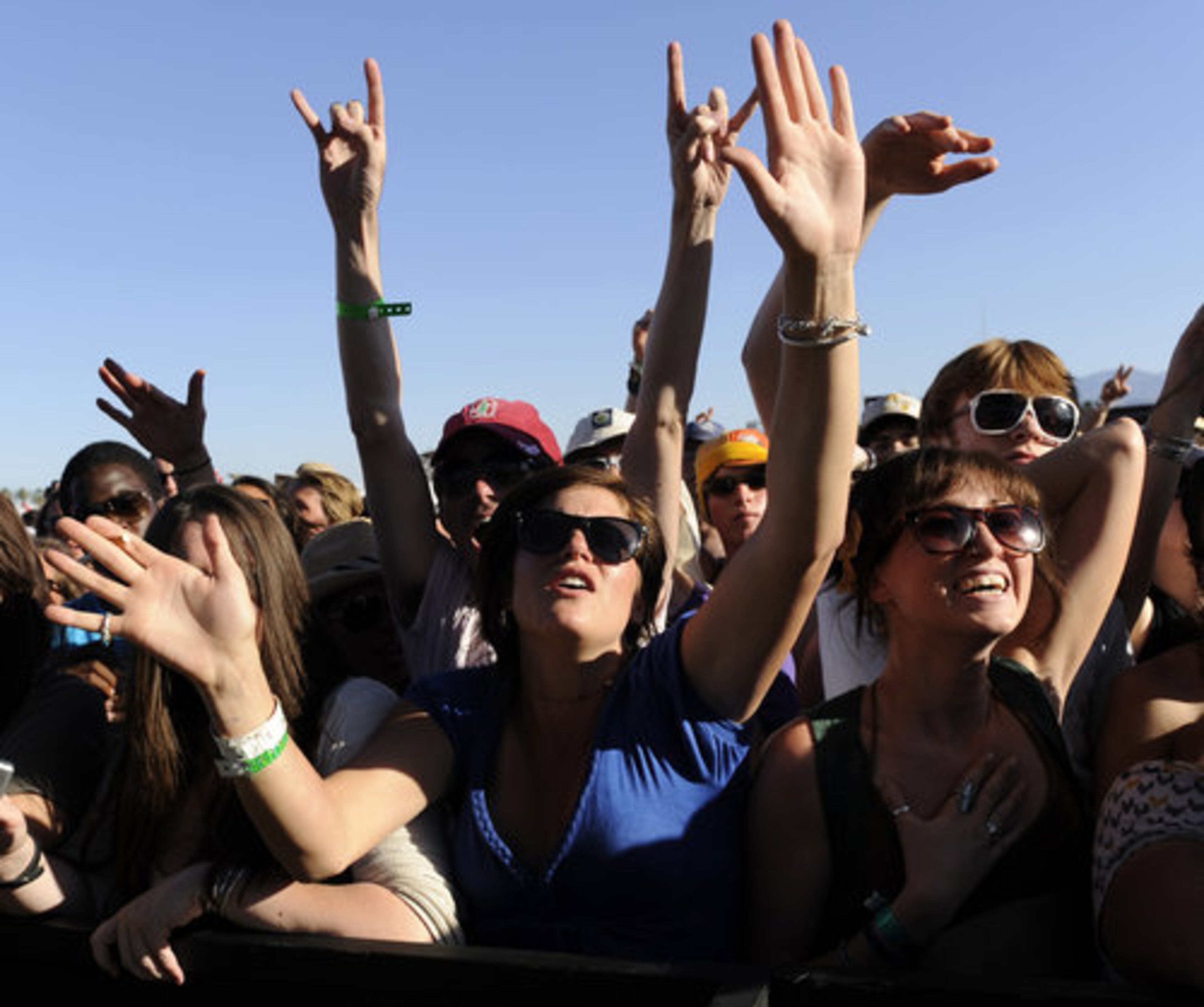 Coachella Valley Music & Arts Festival in Indio, Calif. is a popular annual music event. With its desert setting, scorching heat is often a factor, but those attending the festival don't seem to mind.