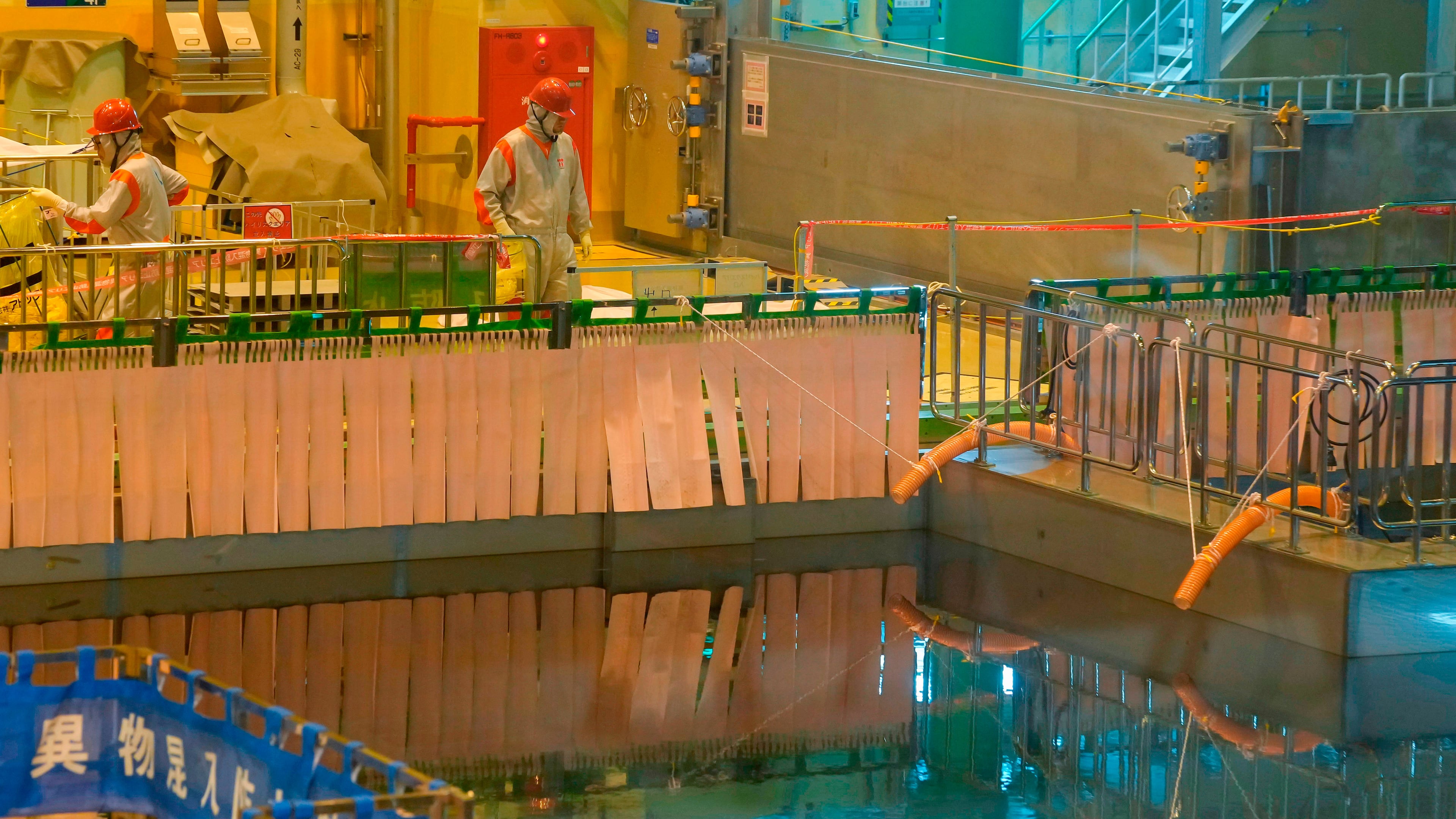 FILE - The operation floor inside the Unit 6 reactor building is pictured during a media tour at Tokyo Electric Power Company Holdings' (TEPCO) Kashiwazaki-Kariwa nuclear power station in Kariwa Village, Niigata prefecture, Japan on Friday, May 1, 2026. (Toru Hanai/Pool Photo via AP, File)