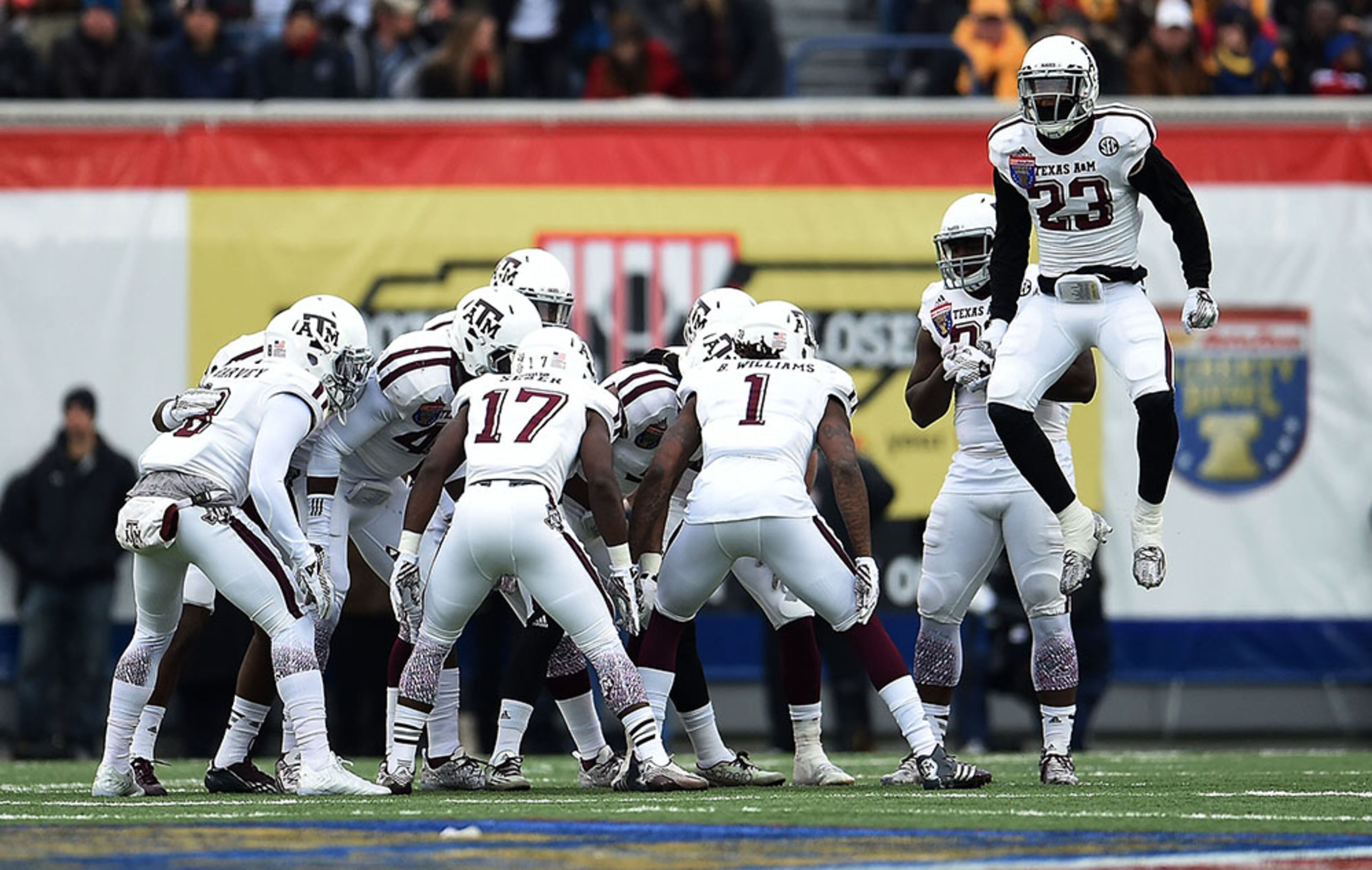 Texas A&M went 3-5 in the SEC last season. The Aggies open the 2015 season against Arizona State in Houston and hold 33/1 odds to win a national championship.