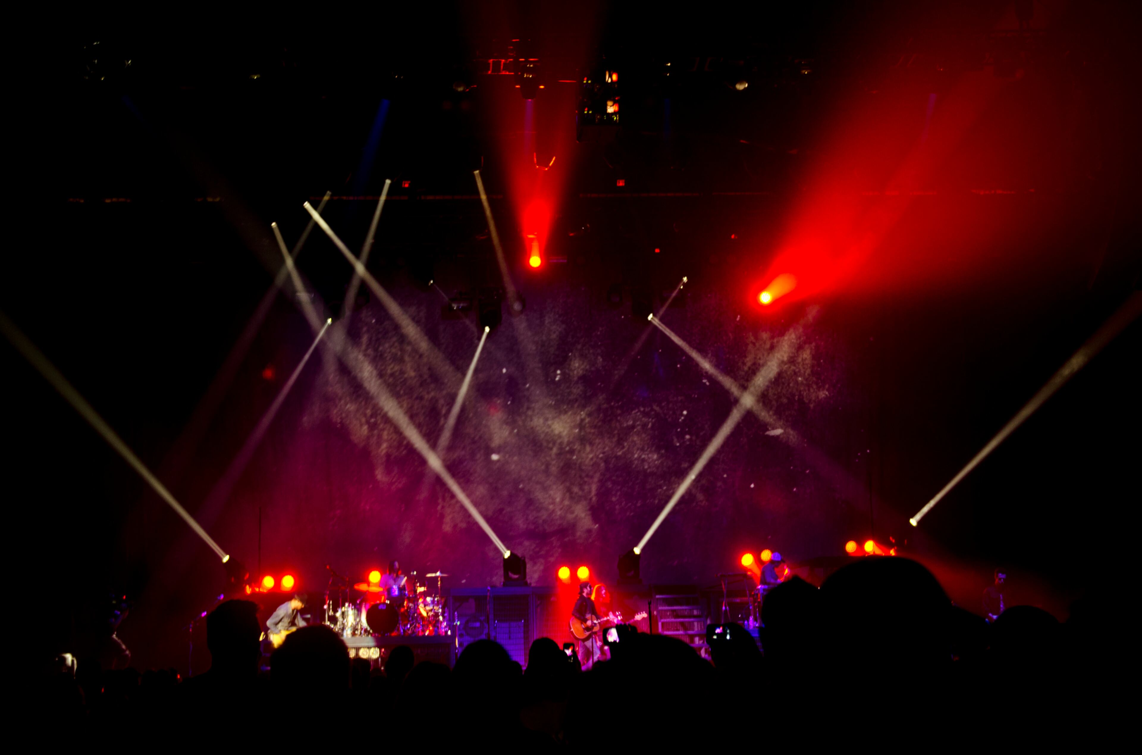 Dierks Bentley had the sold-out crowd singing along to his entire set during the Locked and ReLoaded Tour stop at the Ervin J. Nutter Center on Wright State University's campus in Fairborn, Ohio.