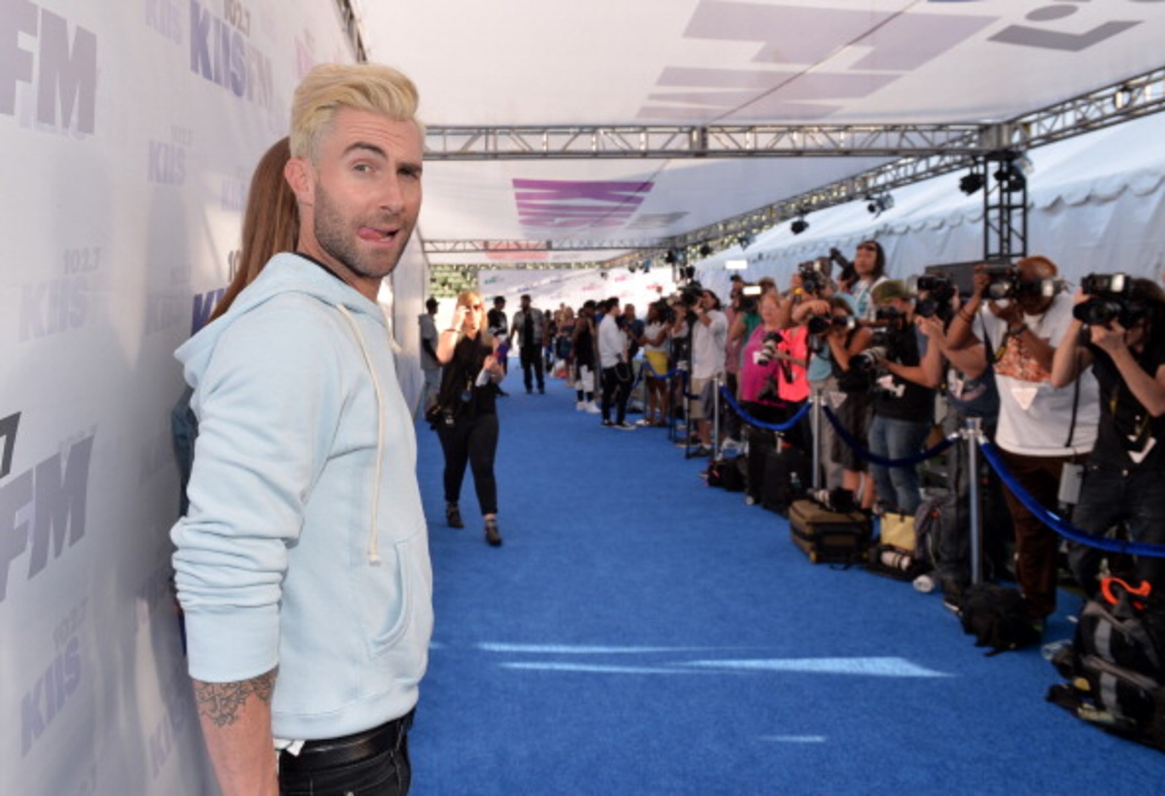 LOS ANGELES, CA - MAY 10: Musician Adam Levine of Maroon 5 attends 102.7 KIIS FM's 2014 Wango Tango at StubHub Center on May 10, 2014 in Los Angeles, California. (Photo by Alberto E. Rodriguez/Getty Images)