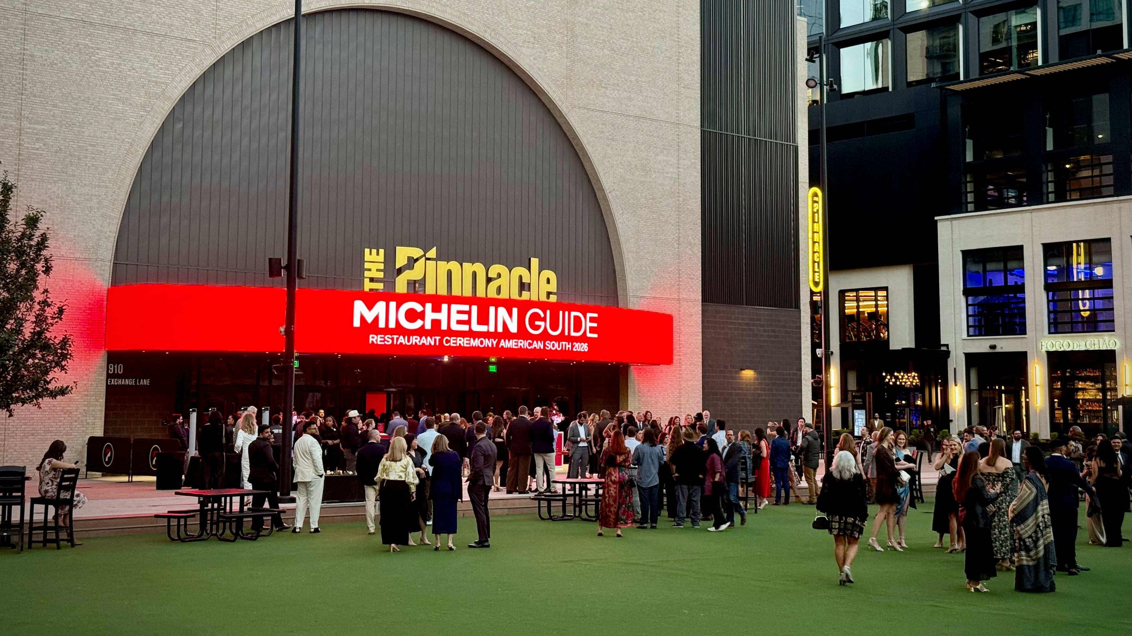 The Michelin Guide American South Awards ceremony takes place at the Pinnacle in downtown Nashville. (Henri Hollis/AJC)