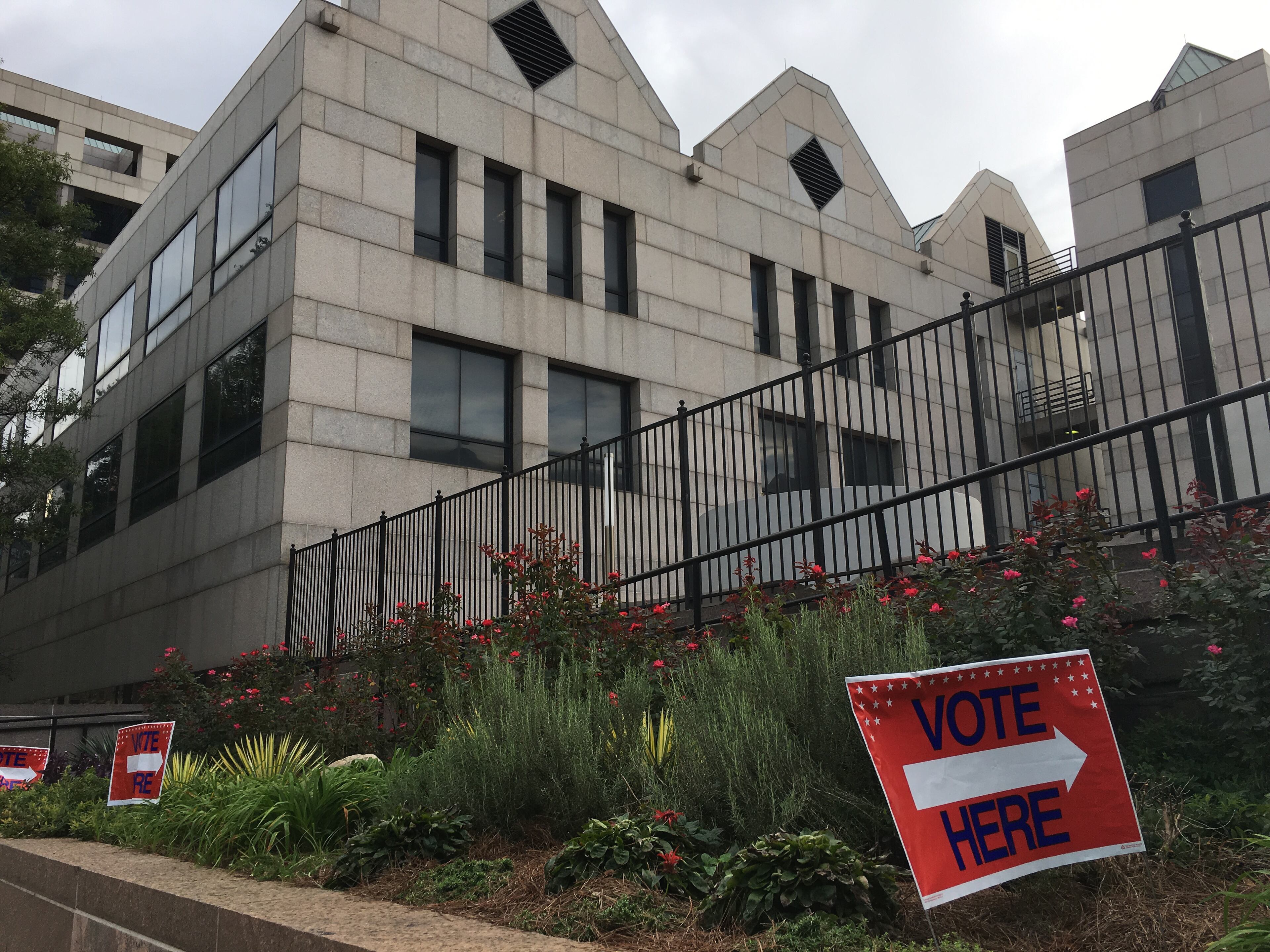 Fulton County Government Center on Oct. 17, 2018.
