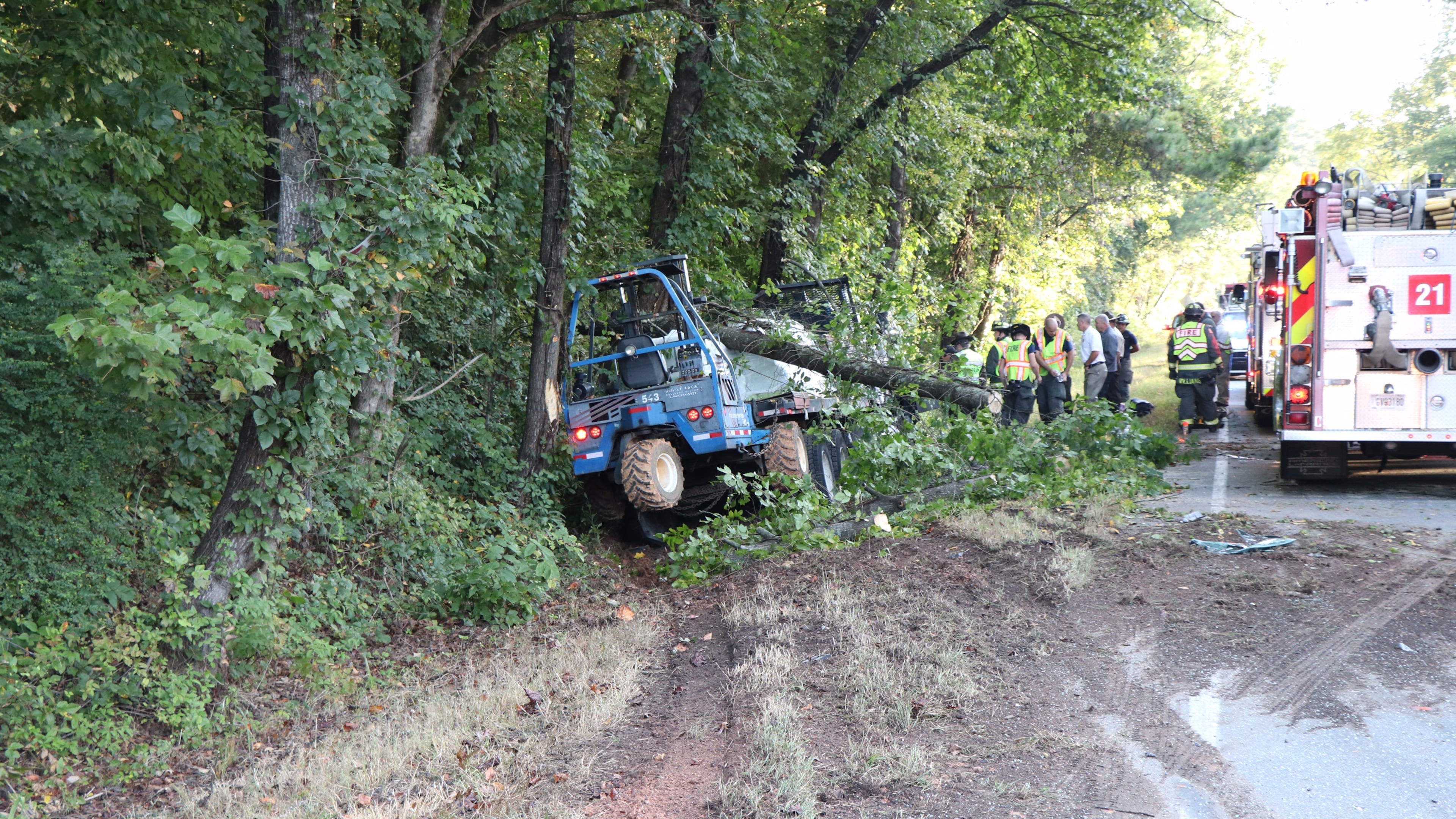 A 16-year-old driver was killed while turning left from East Cherokee Drive onto Ball Ground Highway, the sheriff’s office said. (Credit: Cherokee County Sheriff's Office)