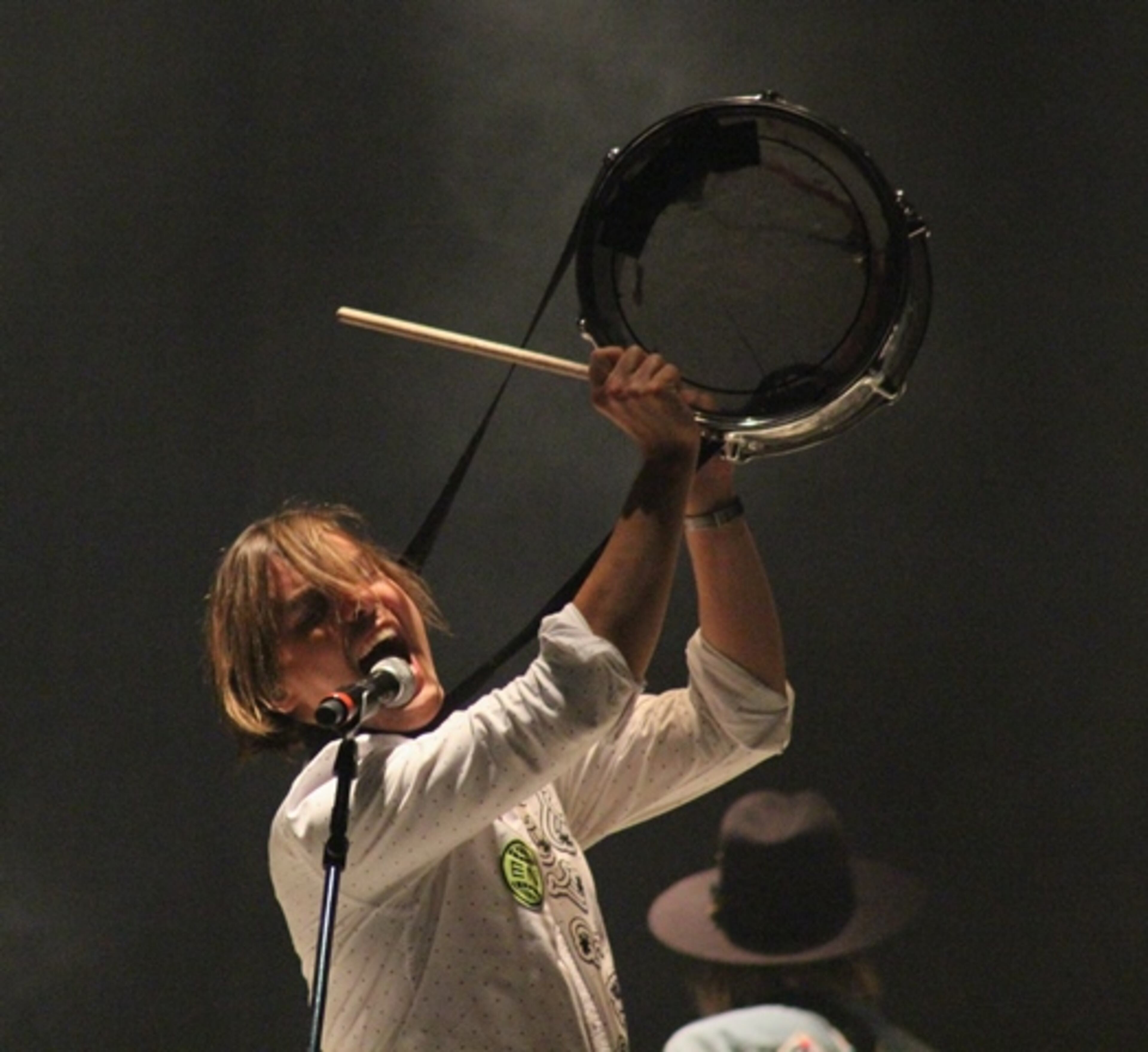 The ever-energetic Will Butler. Photo: Melissa Ruggieri/AJC