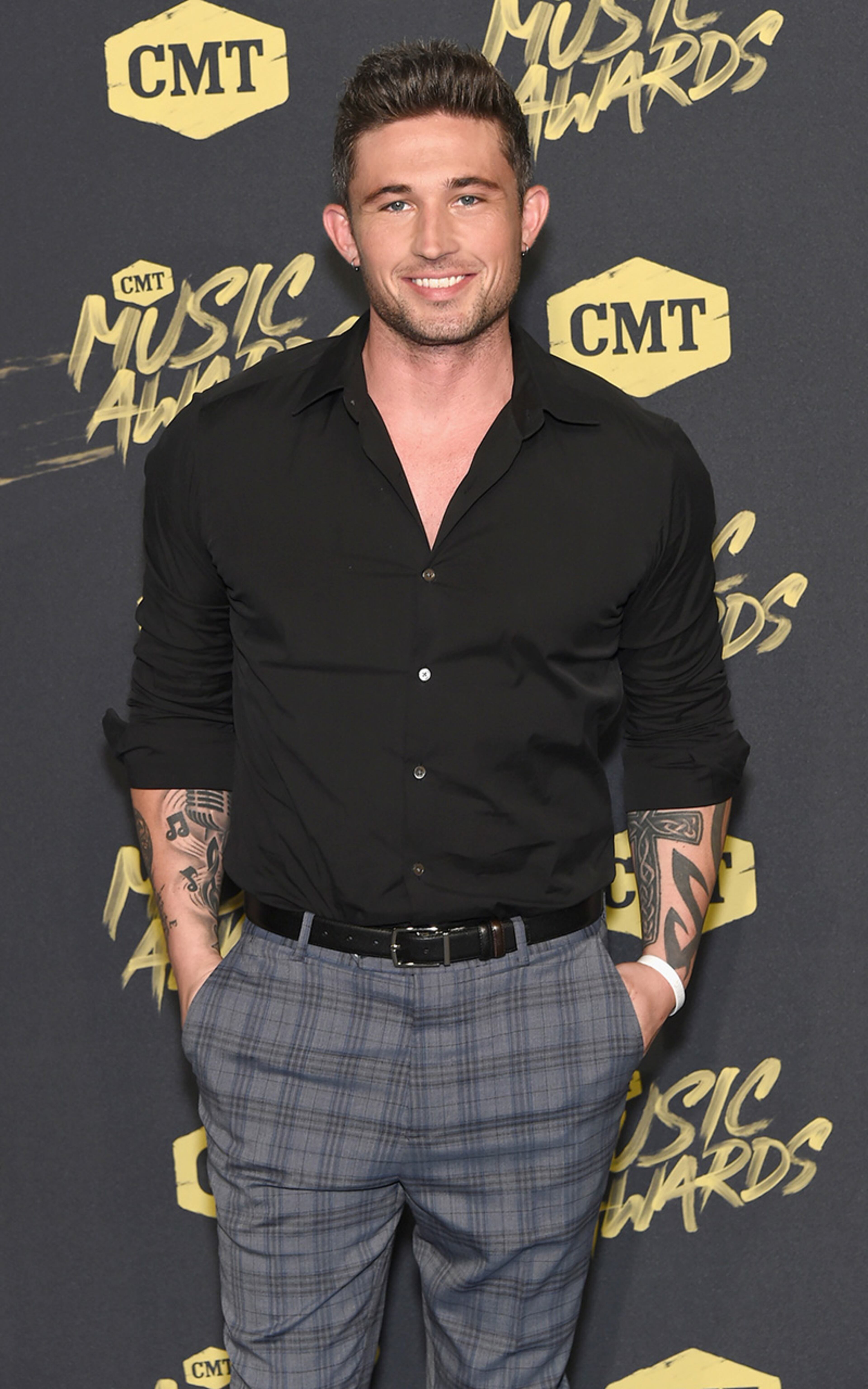 NASHVILLE, TN - JUNE 06: Michael Ray attends the 2018 CMT Music Awards at Bridgestone Arena on June 6, 2018 in Nashville, Tennessee. (Photo by Mike Coppola/Getty Images for CMT)