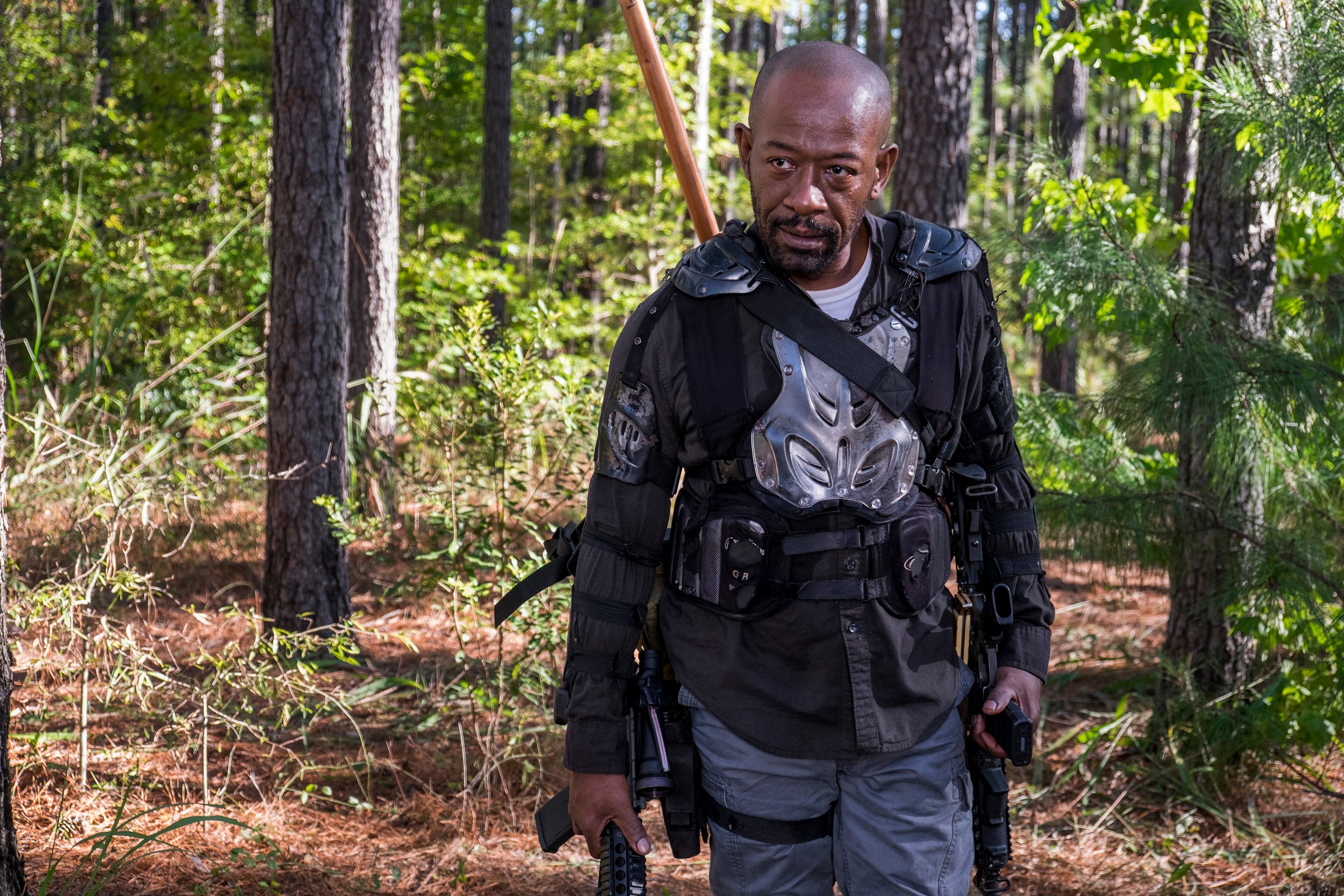 Lennie James as Morgan Jones - The Walking Dead _ Season 8, Episode 14 - Photo Credit: Gene Page/AMC