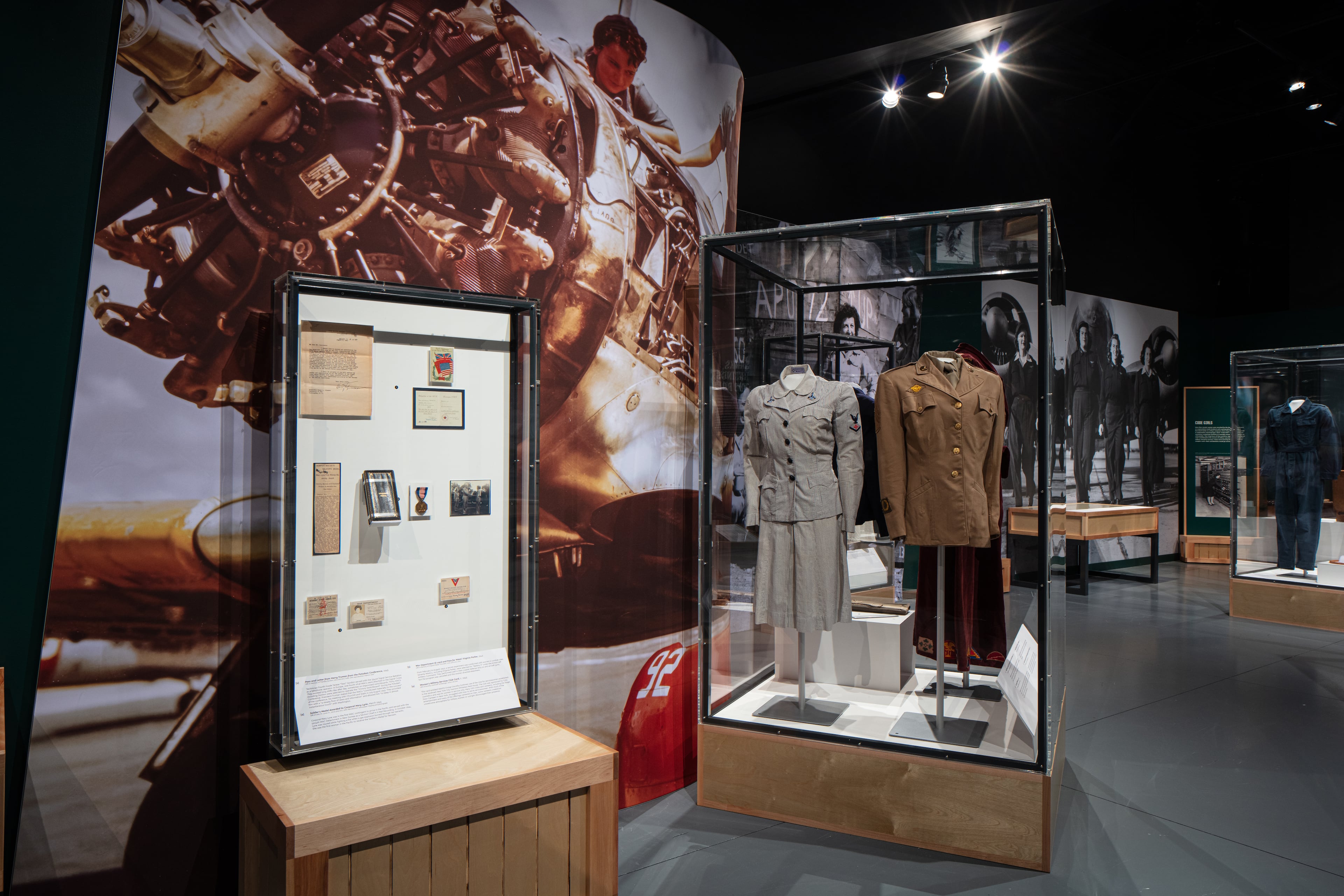 More than 200 artifacts, ranging from military uniforms to personal effects, marketing, photographs, letters, scrap books and interactive audio recordings can be seen at the Atlanta History Center through August 2026. (Courtesy of National WWII Museum)