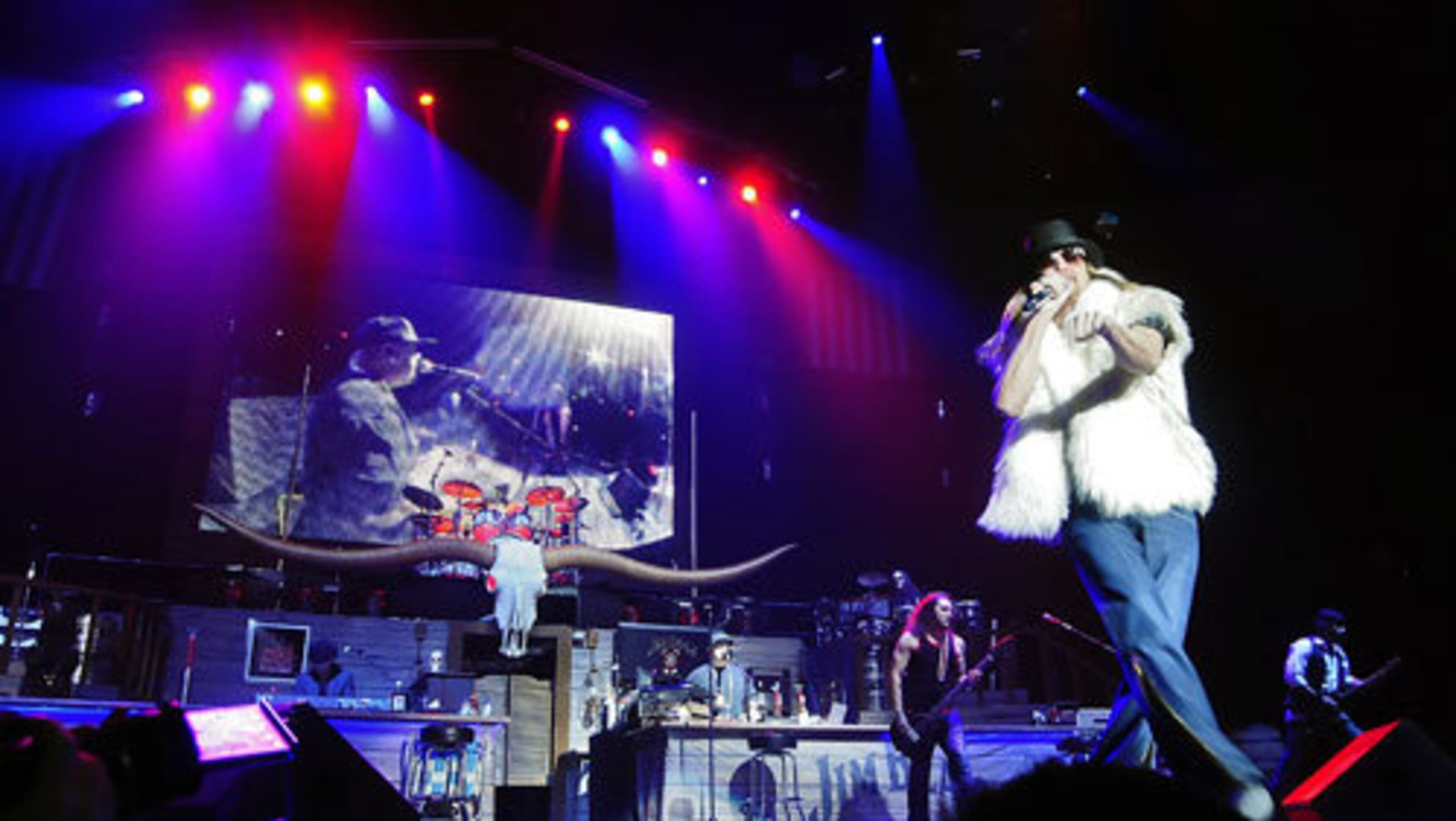 ...but he did wear a flamboyant fur vest.