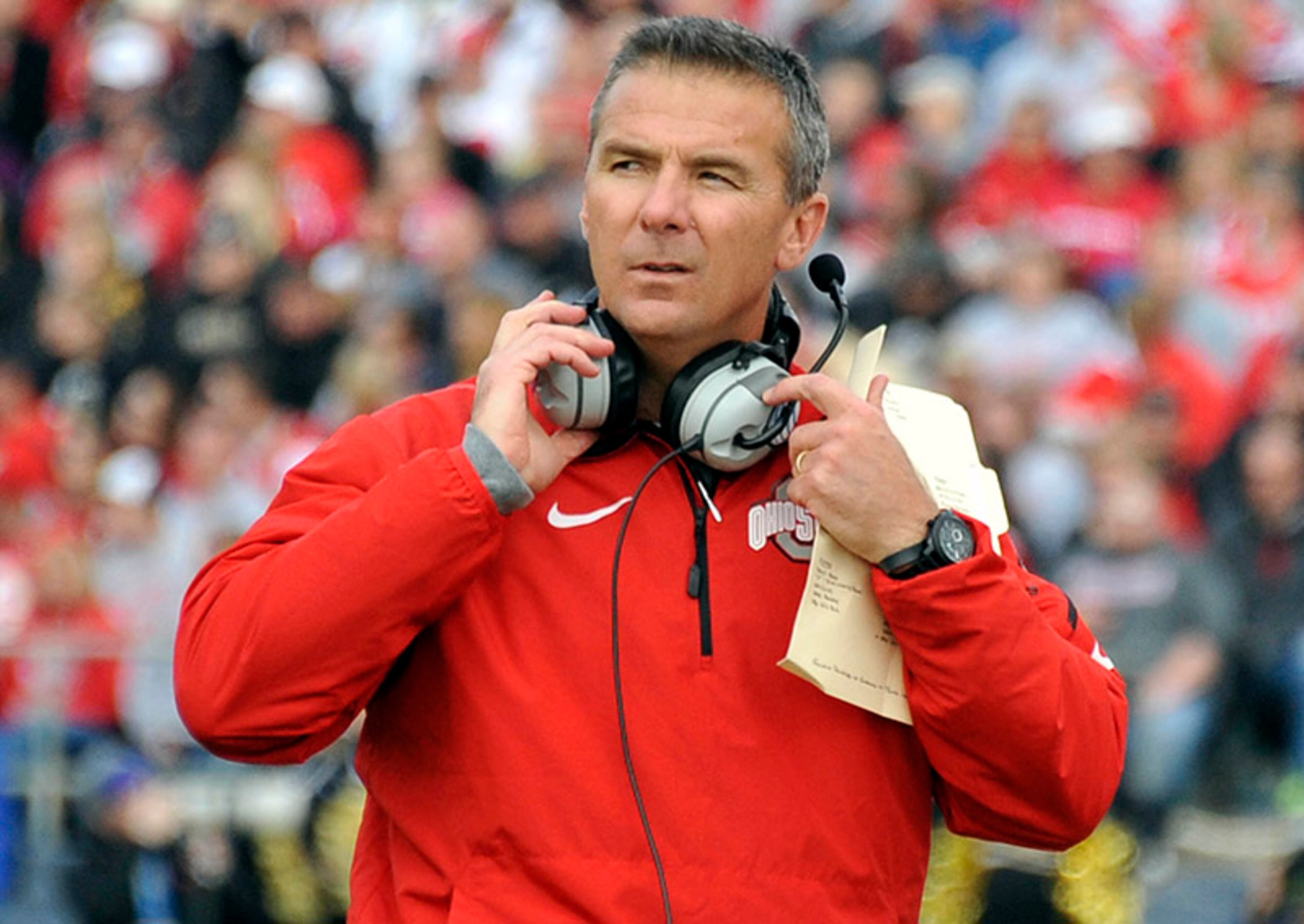 6. Urban Meyer, Ohio State: Urban Meyer has remained undefeated in two seasons in Columbus. Meyer signed a 6-year contract in 2011 that will pay him $4.608 this season.