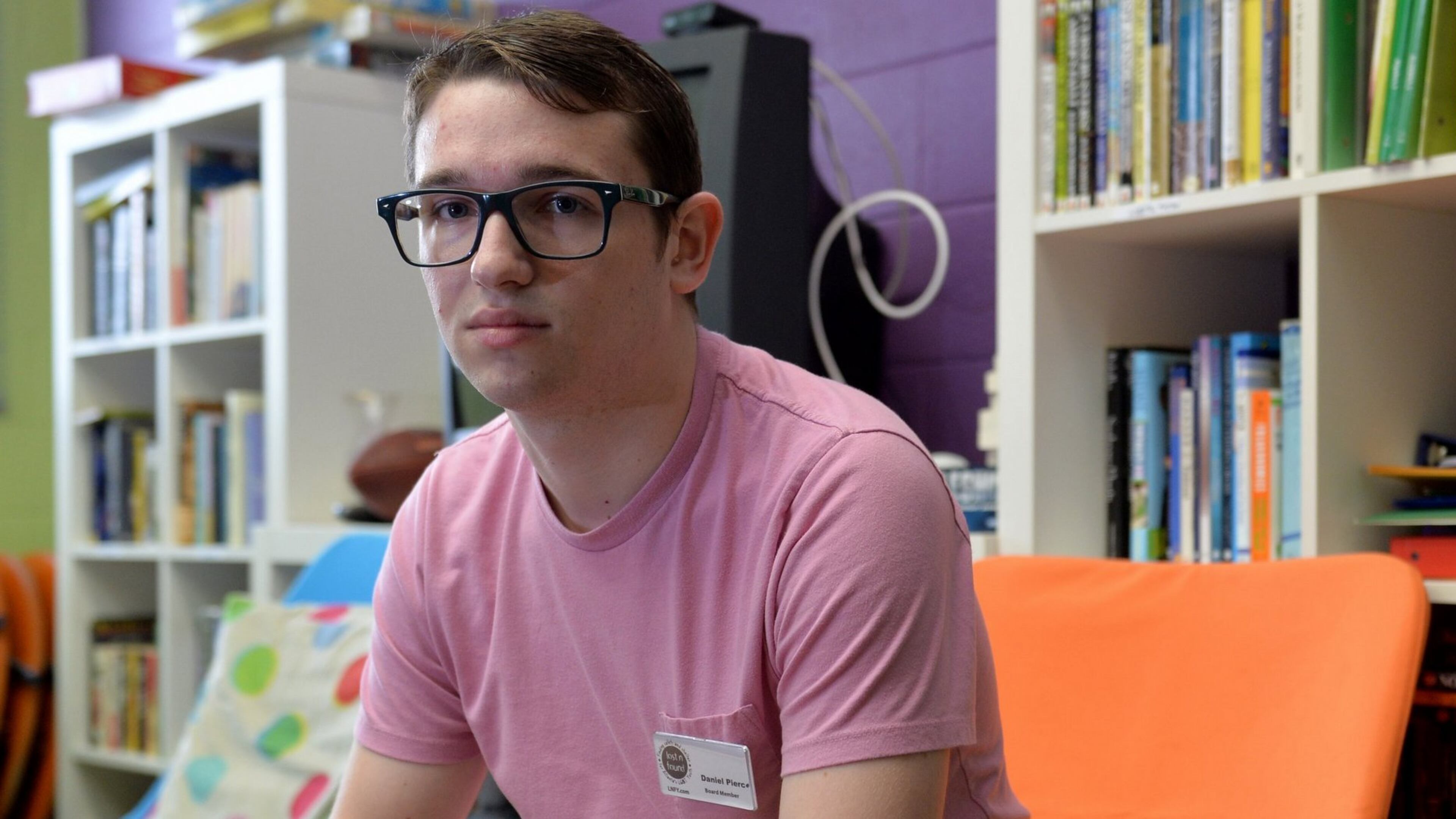 Daniel Pierce was the subject of a viral video last year. Pierce used is cell phone to record family members confronting him about being gay. Their response turned violent and Pierce was disowned from his family. BRANT SANDERLIN/BSANDERLIN@AJC.COM