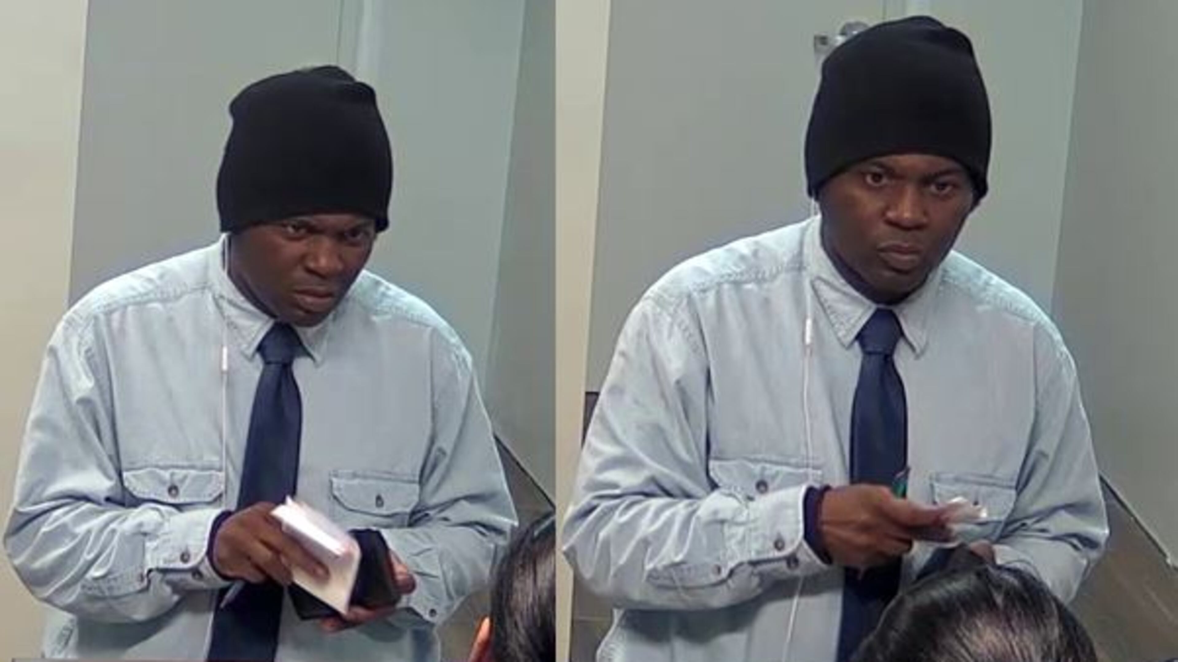 Gwinnett County police say this man tried to rob a bank on Meadow Church Road near Duluth on Wednesday morning.