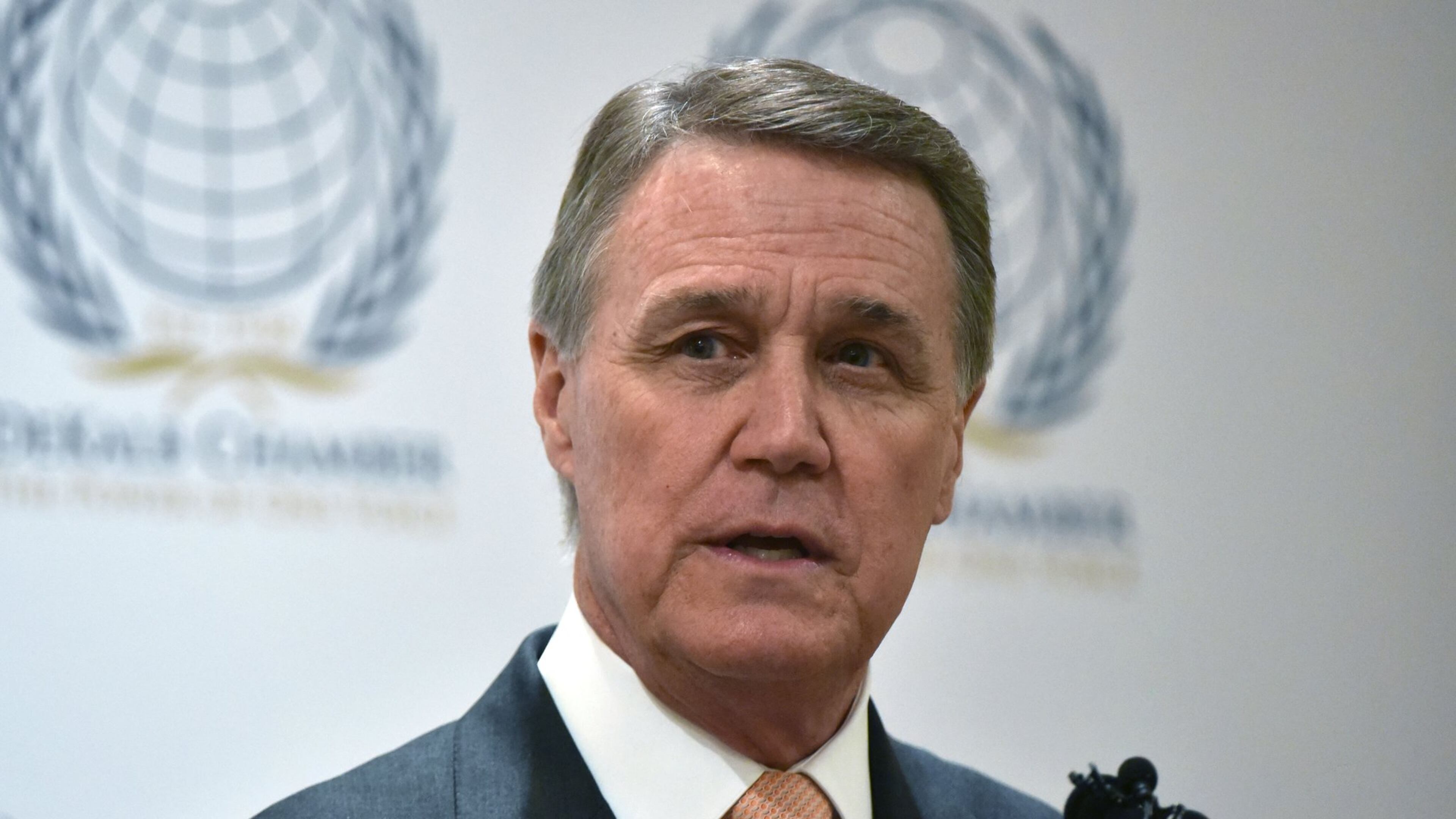 U.S. Sen. David Perdue, shown here at a Georgia business luncheon in April of 2017, said he hopes if the federal DSH payment program is renewed after all, it will be equitable to Georgia hospitals. Photo by HYOSUB SHIN / HSHIN@AJC.COM