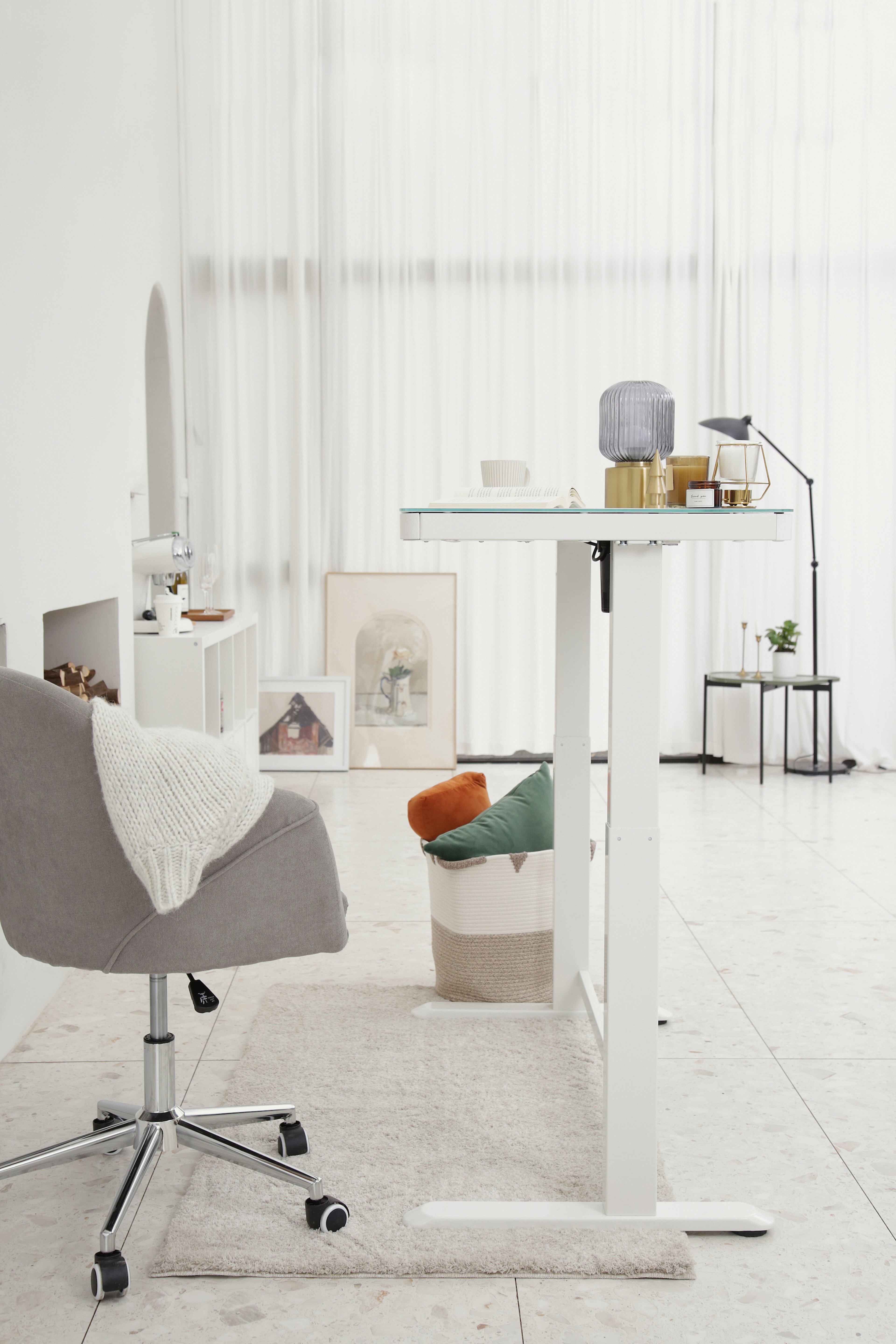 Update your work-from-home space with a standing desk with convenient features including USB charging ports and customizable height controls.
Courtesy of Flexispot