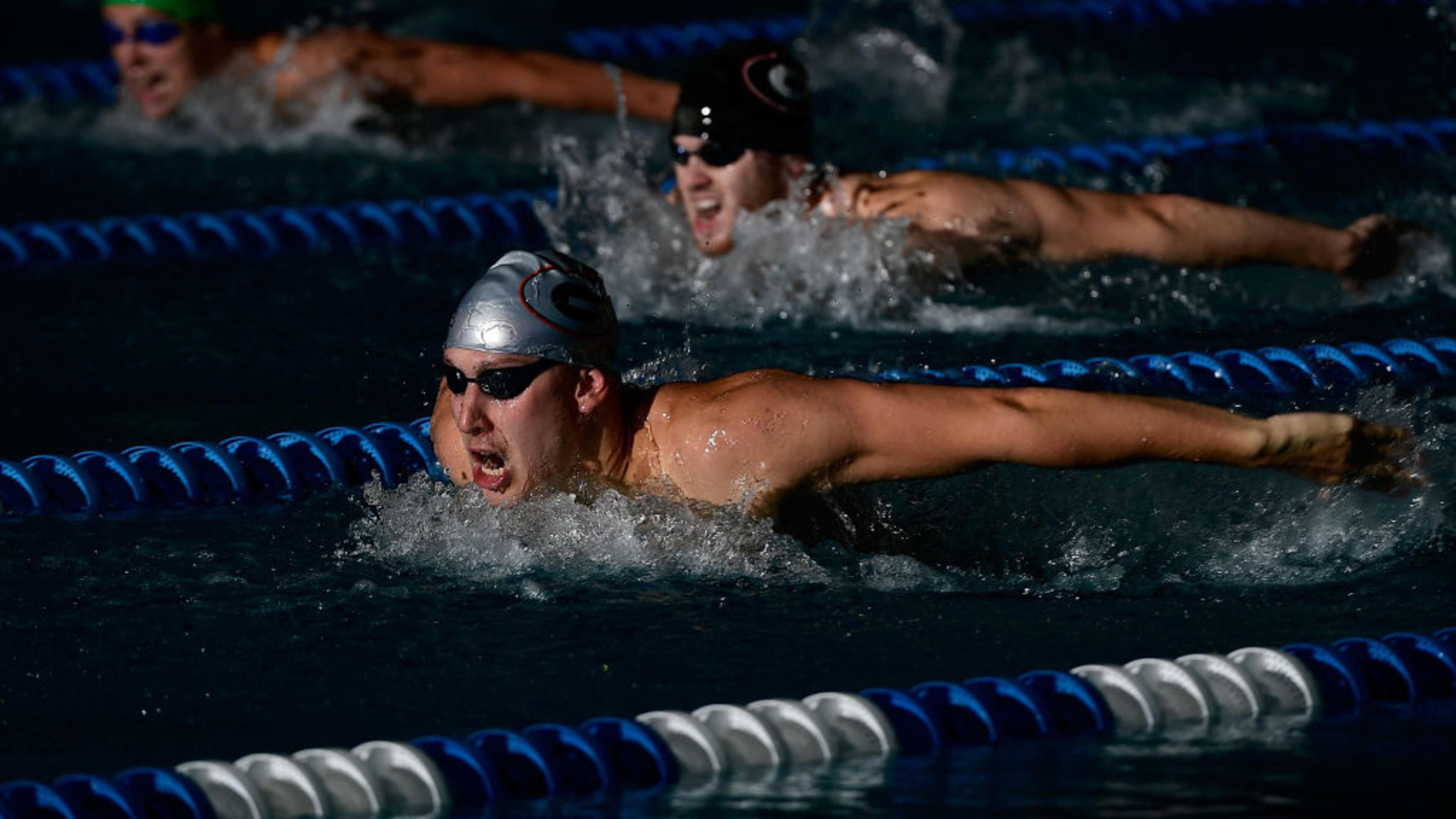 ATLANTA, GA - MAY 06: Chase Kalisz competes in the preliminary heats of the Men’s 400m Individual Medley during day three of the Arena Pro Swim Series swim meet at the Georgia Tech McAuley Aquatic Center on May 6, 2017 in Atlanta, Georgia. (Photo by Mike Comer/Getty Images)