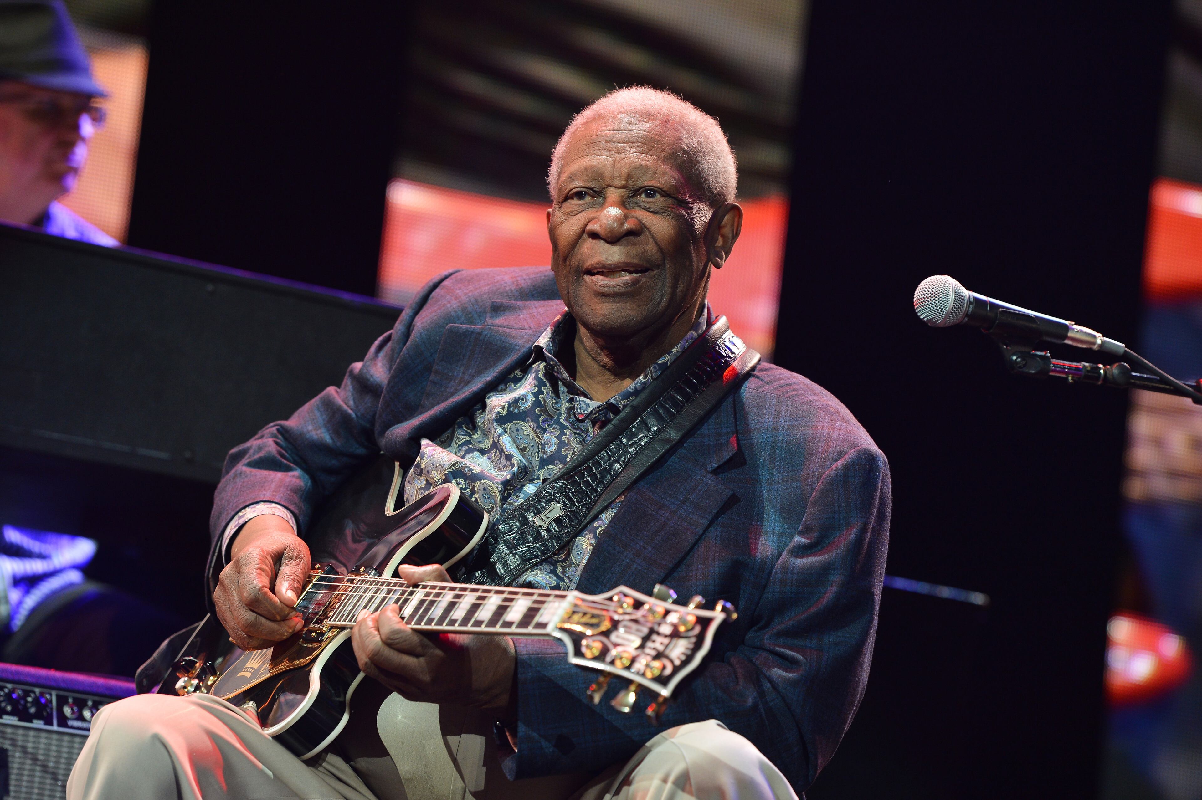 Blues legend B.B. King has died in Las Vegas, Nevada. He was 89 years old. B.B. King performs on stage during the 2013 Crossroads Guitar Festival at Madison Square Garden on April 12, 2013 in New York City. (Photo by Larry Busacca/Getty Images)