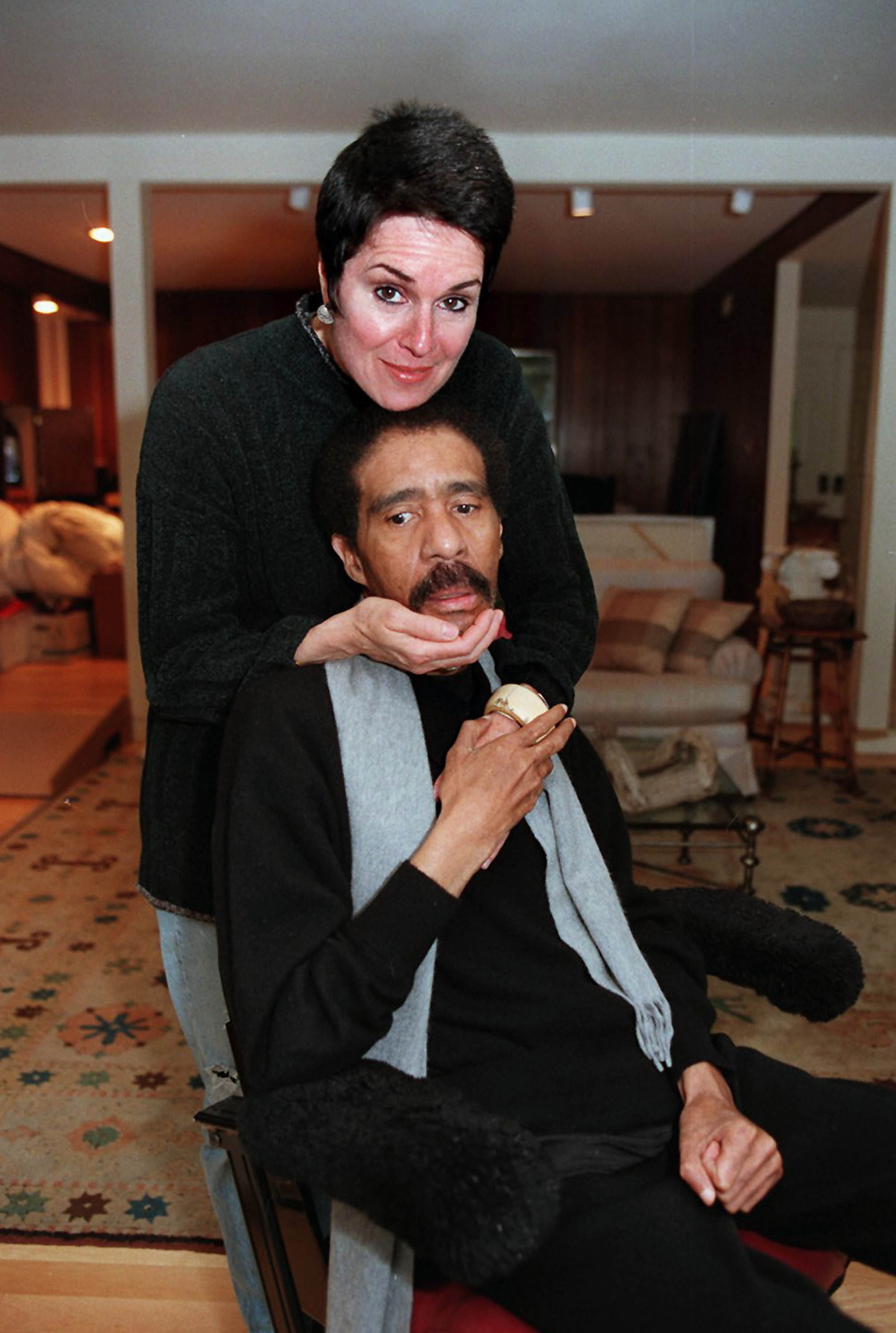 Comedian Richard Pryor was married to wife Jennifer (pictured) from 1979 to 1982, and then married her again in 2001, staying with her until his death in 2005. He was also married to Flynn Belaine from 1986 to 1987, and then again from 1990 to 1991.