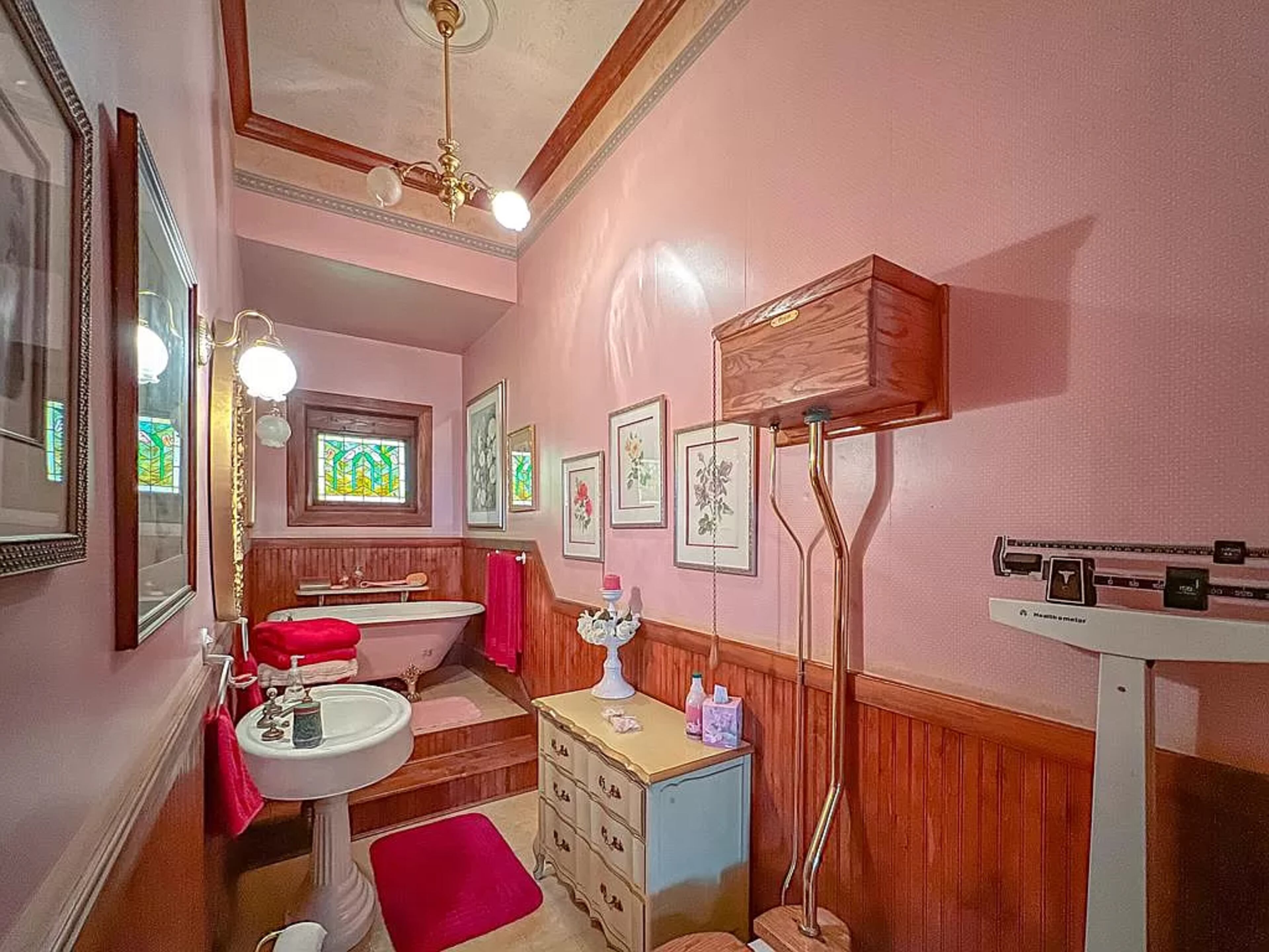 One of the four bathrooms.