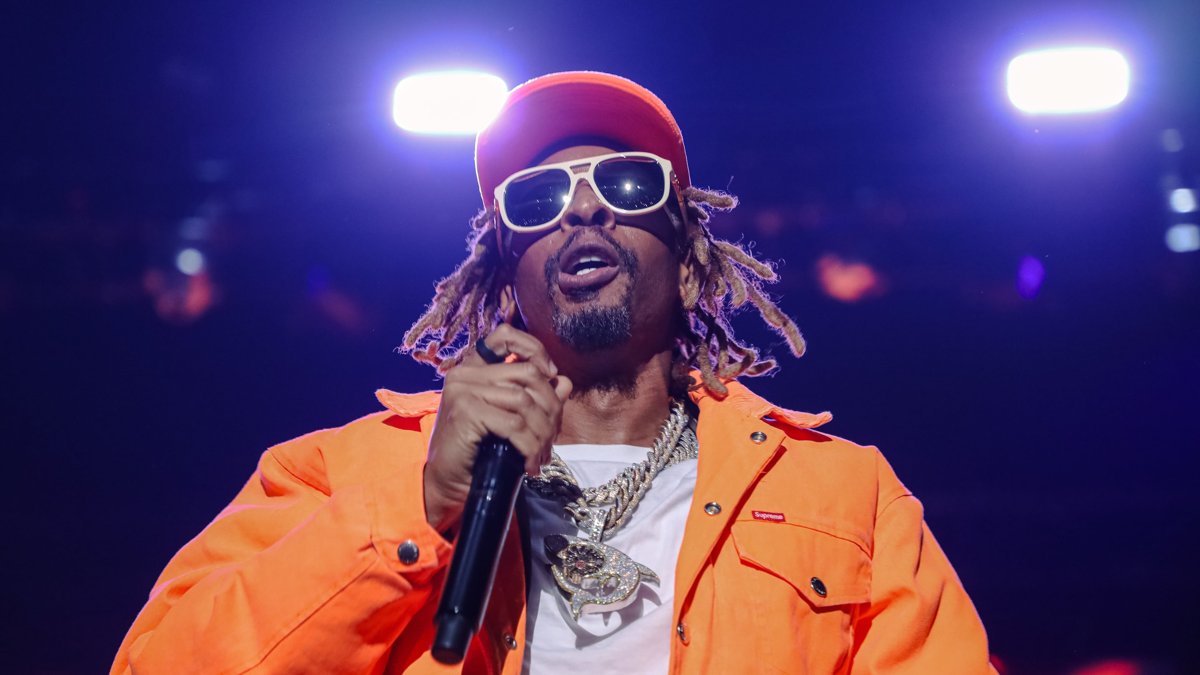 Lil Jon performs during V103’s Winterfest at Atlanta's State Farm Arena on Friday, Dec. 15, 2023. (Kymani Culmer for the AJC)