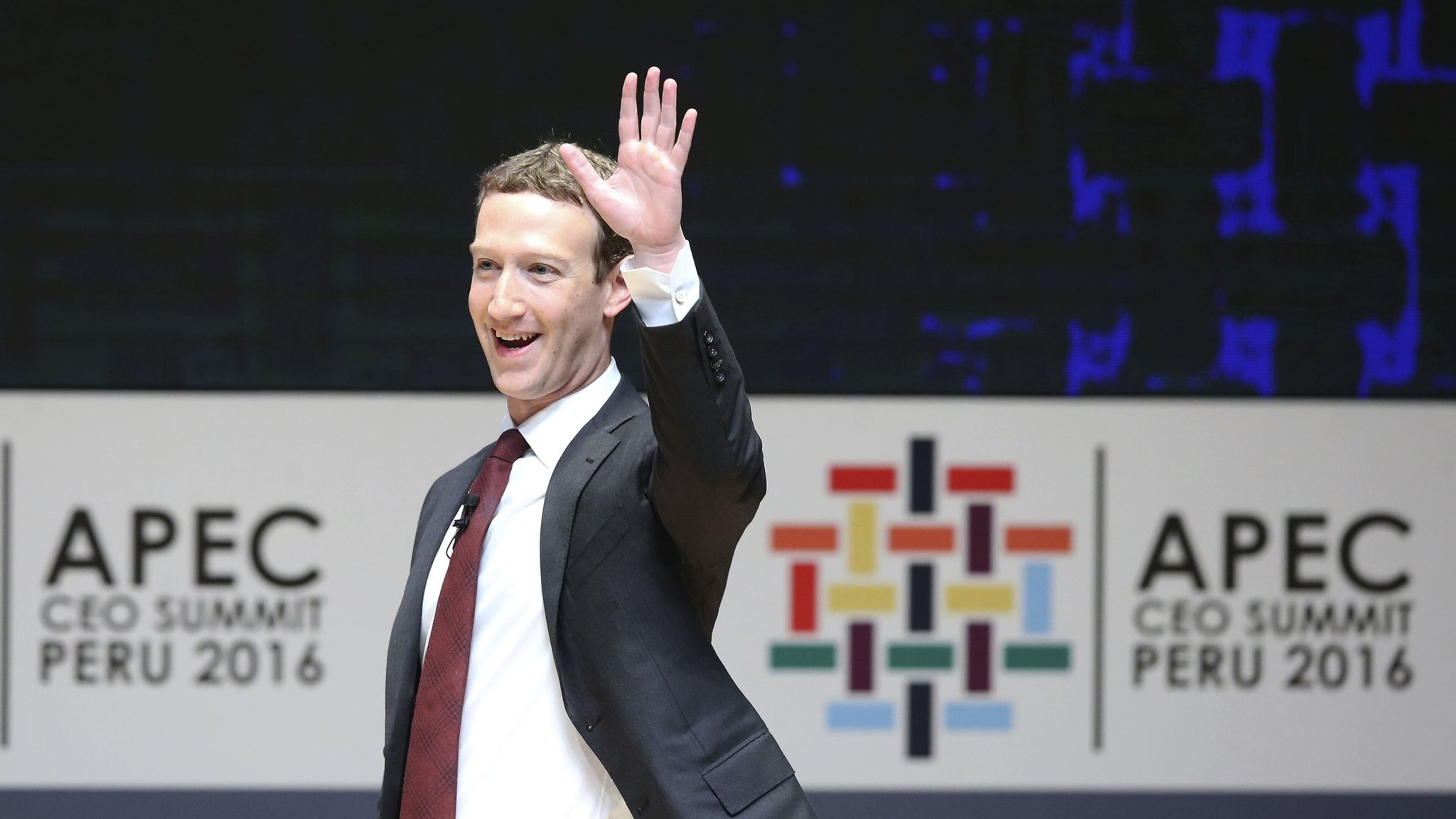 November 19, 2016 - Lima, Lima, Per - Founder and CEO of Facebook Mark Zuckerberg participates in the APEC CEO Summit in the frame of the Asia Pacific Economic Cooperation Forum (APEC) on November 19 in Lima, Peru. (Ernesto Arias/EFE/Zuma Press/TNS)