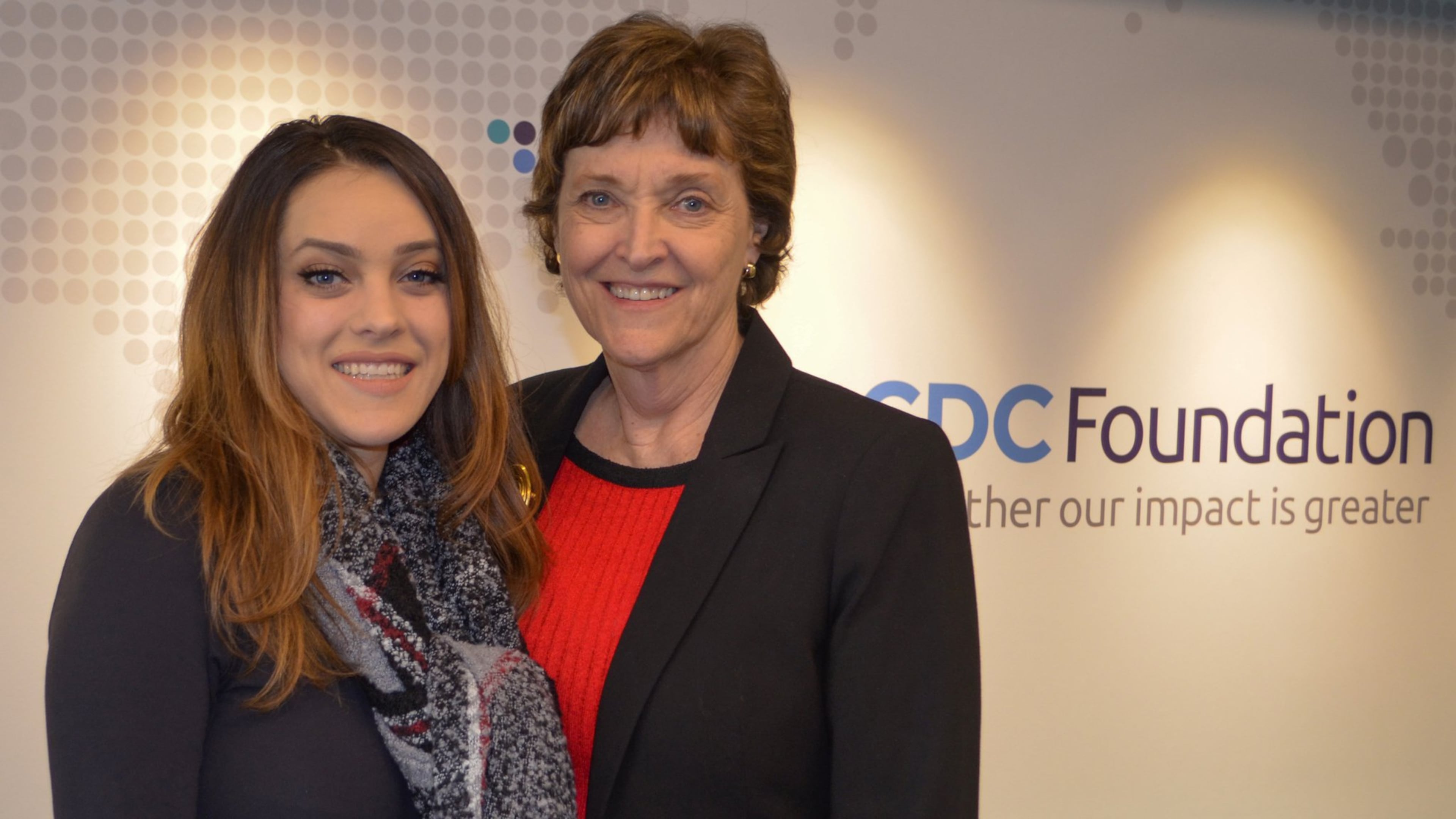 Dr. Judy Monroe (right), with her daughter Kelley Elle recently at the CDC Foundation in Atlanta. CONTRIBUTED